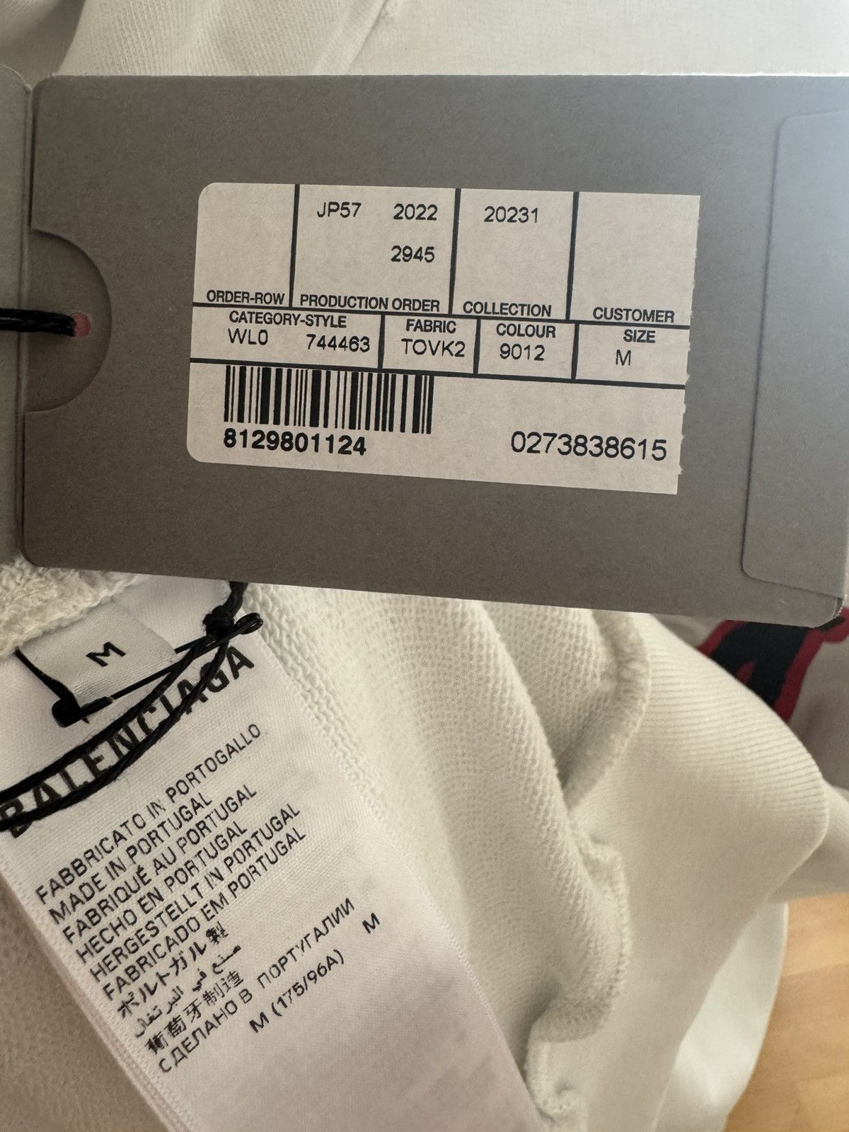 Balenciaga Balenciaga DIY College Hoodie Size US M / EU 48-50 / 2 - 9 Thumbnail