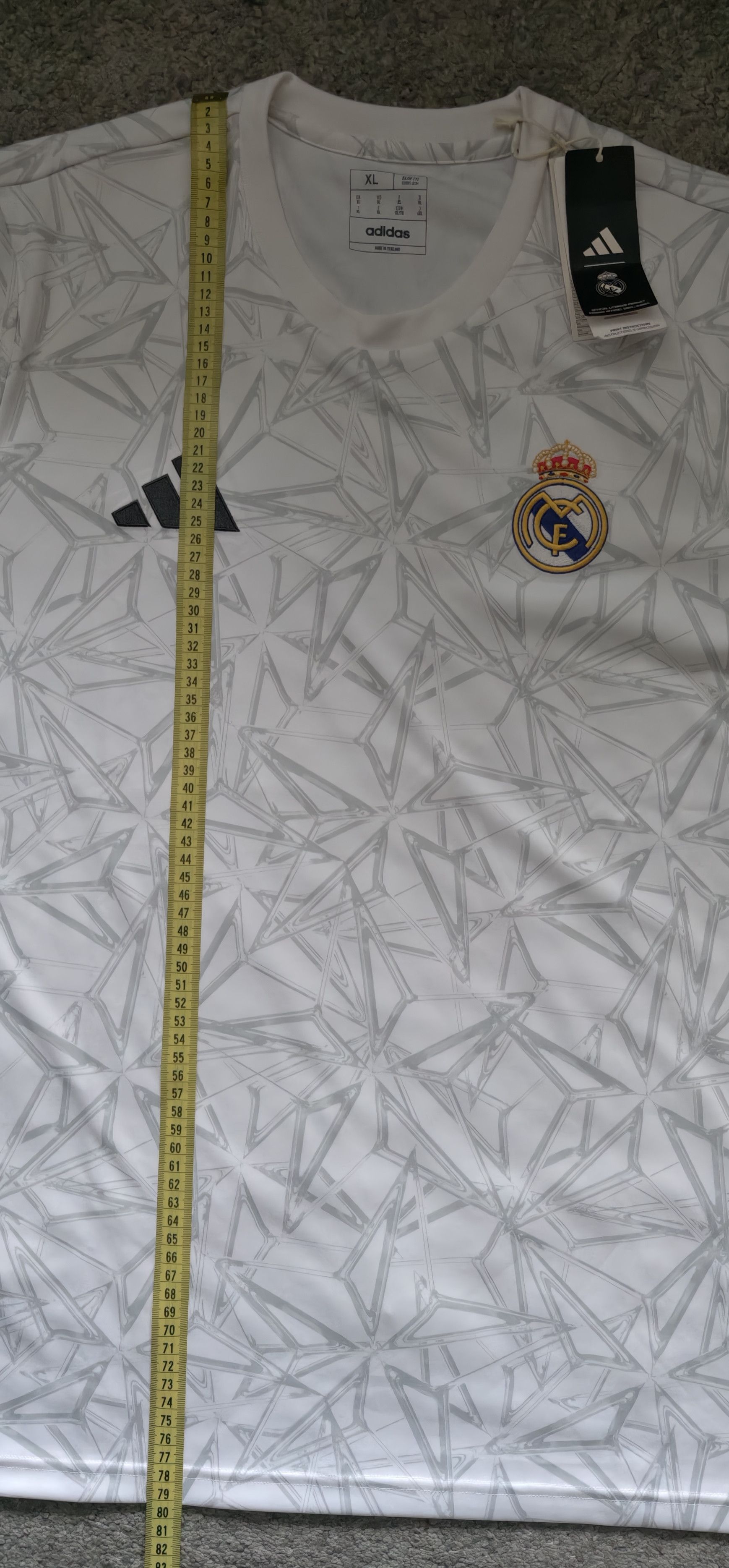 Adidas Real Madrid Pre match adidas jersey Size US XL / EU 56 / 4 - 3 Thumbnail