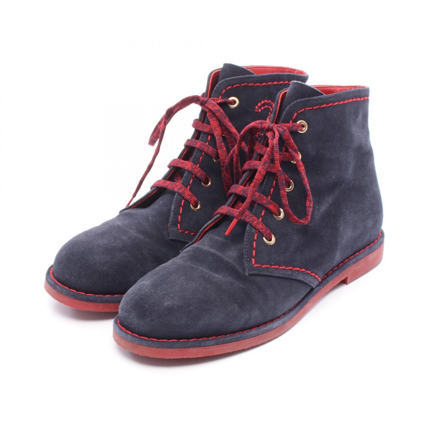 Chanel Chanel Chanel Desert Boot Suede Boots Suede Shoes Size ONE SIZE - 1 Thumbnail