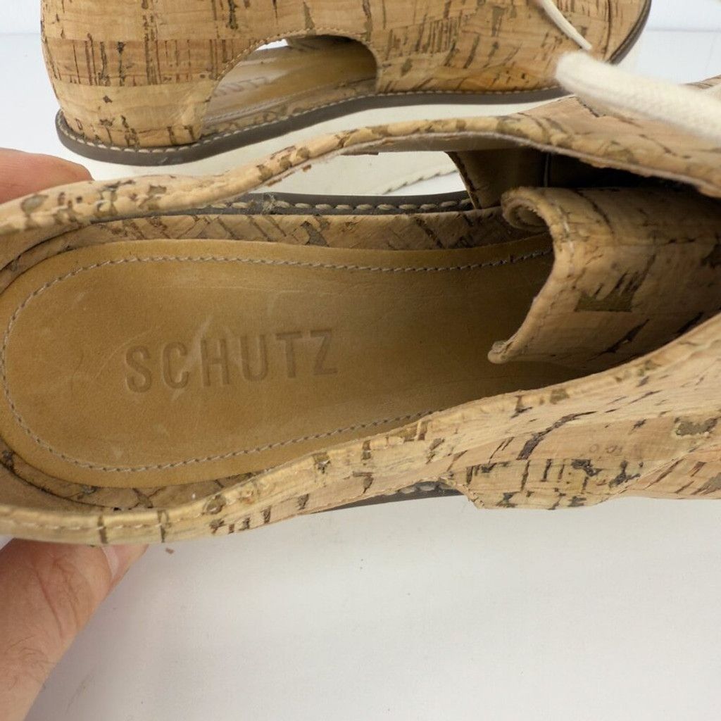 SCHUTZ SCHUTZ Oxford Cut Out Cork Lightweight Contemporary Tan Size US 11 / IT 41 - 13 Thumbnail