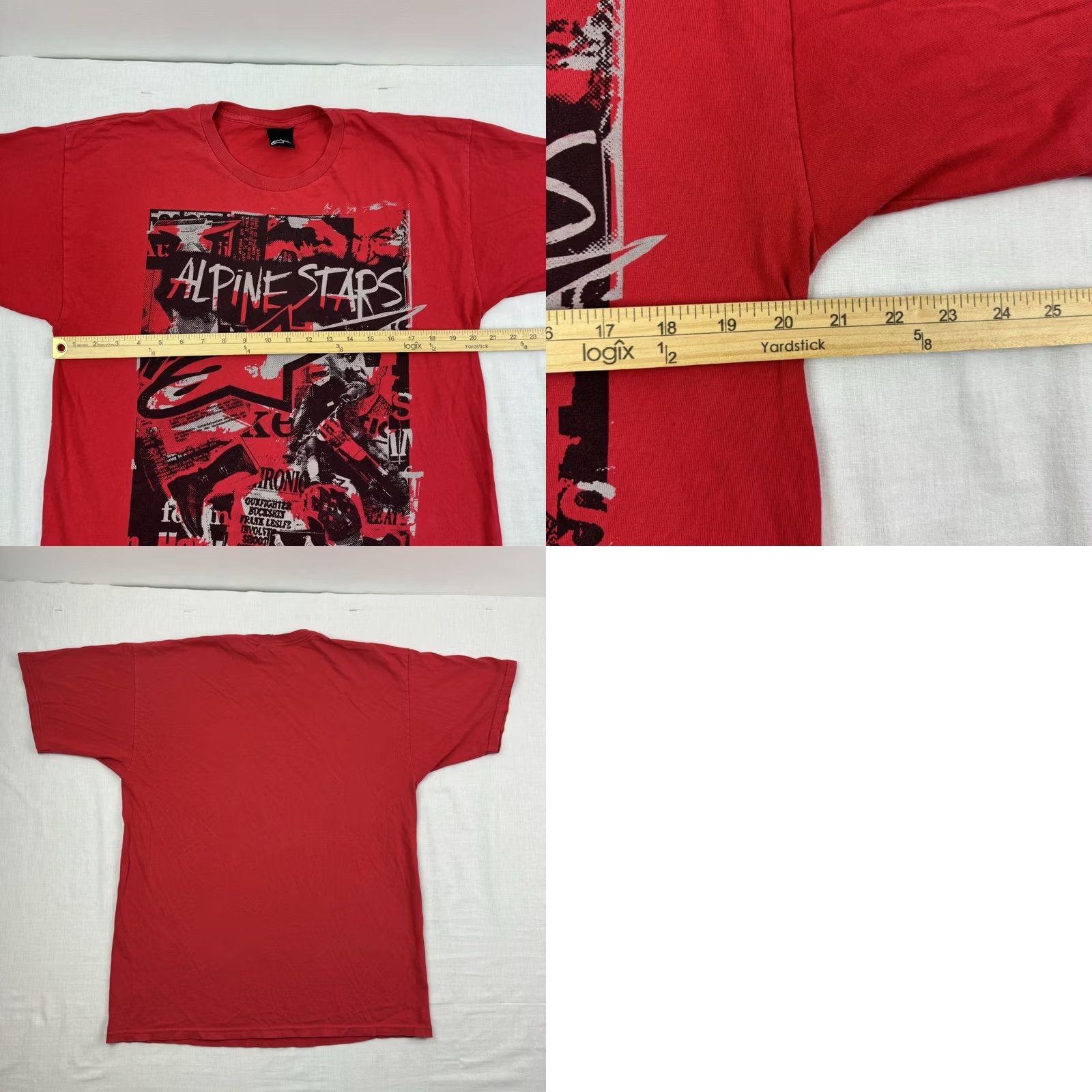 Alpinestars VINTAGE Alpinestars T Shirt Adult Large Diet Bikes Grunge Punk Y2K Hipster Mens Size US L / EU 52-54 / 3 - 8 Thumbnail