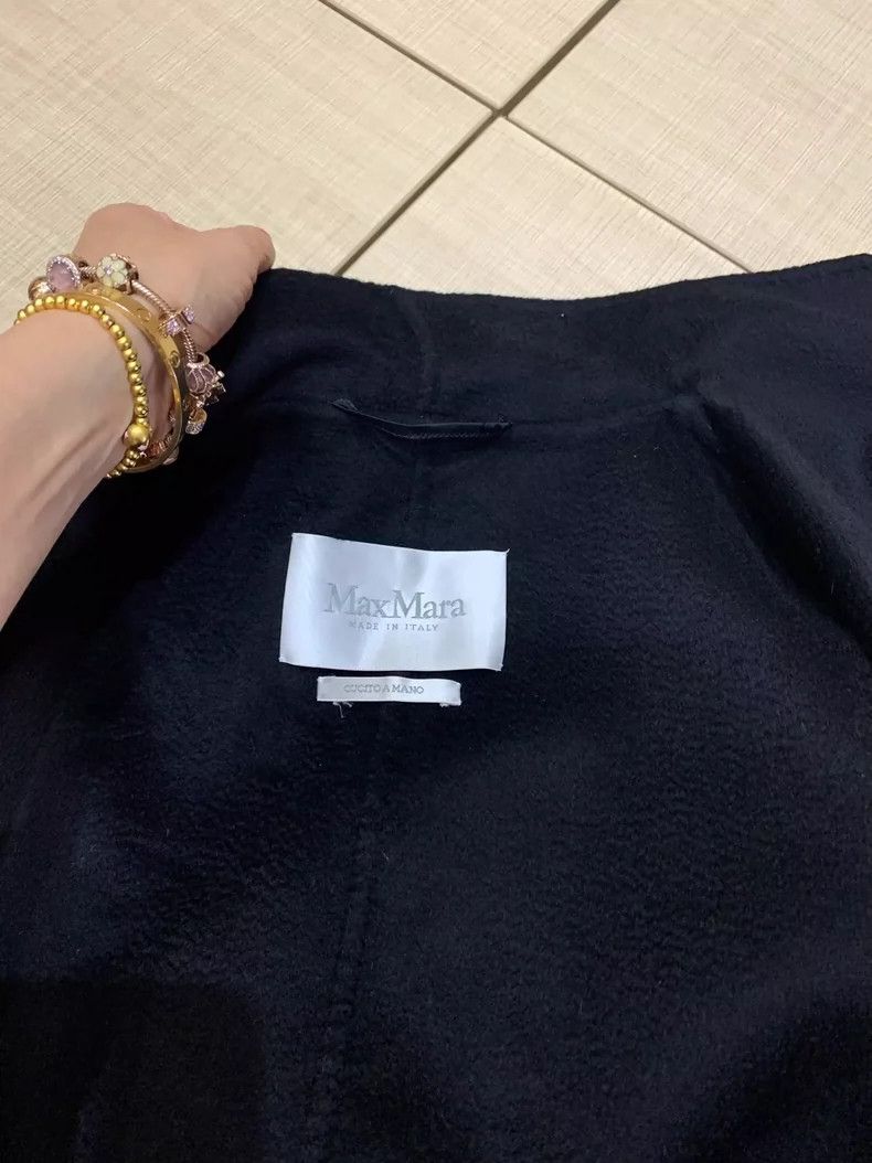 Max Mara Max Mara Lilia coat, classic black, 100 pure cashmere wate Size S / US 4 / IT 40 - 2 Thumbnail