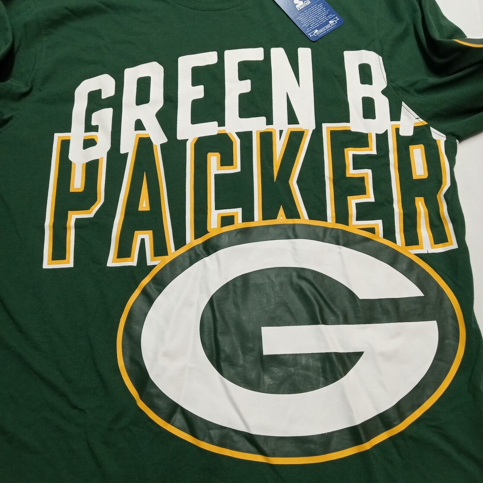 Starter STARTER Green Bay Packers Graphic T-Shirt Men's XL Green Tee Size US XL / EU 56 / 4 - 3 Thumbnail