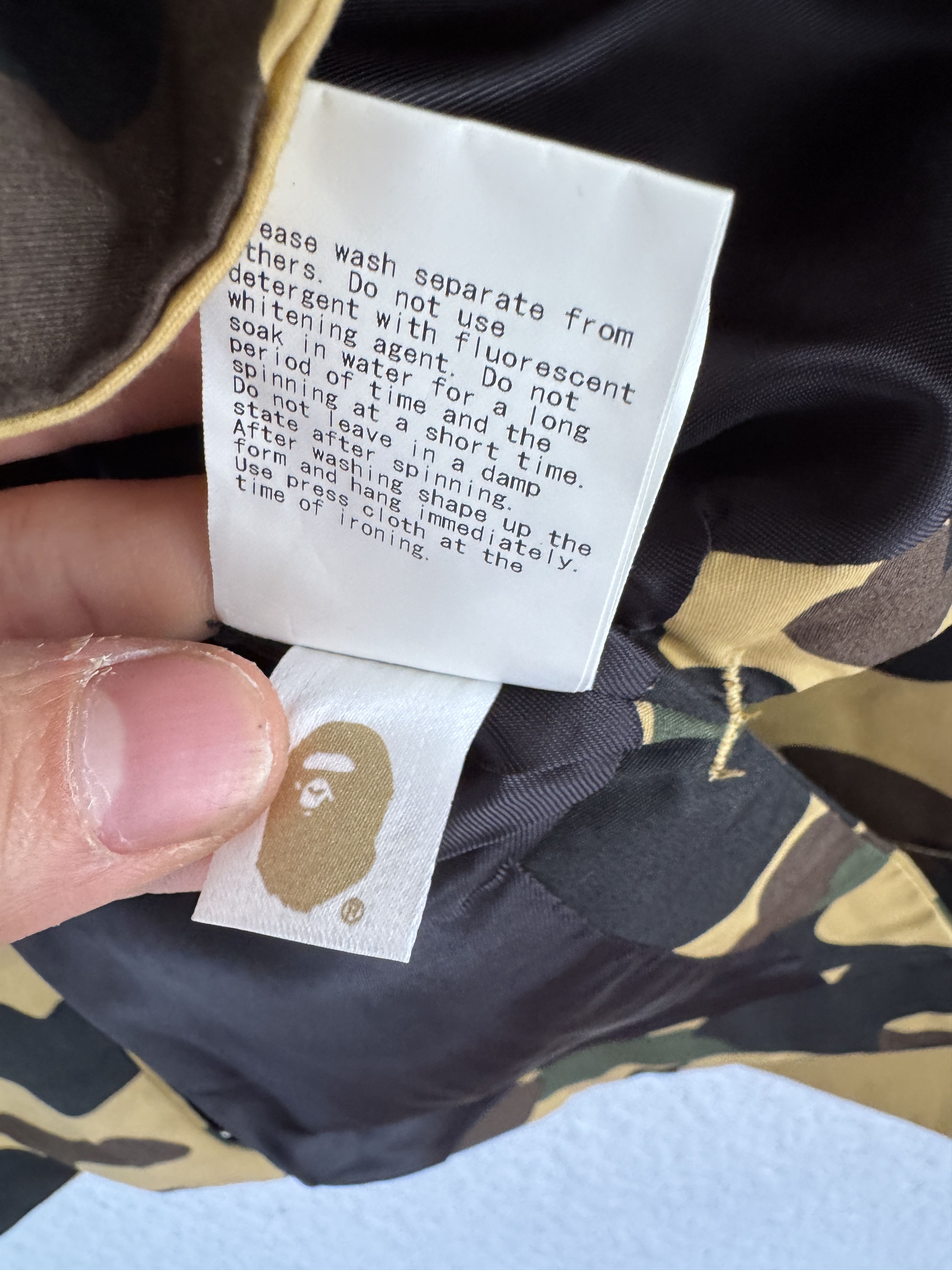 Bape 1st Camo China Jacket Yellow Size US XL / EU 56 / 4 - 17 Thumbnail