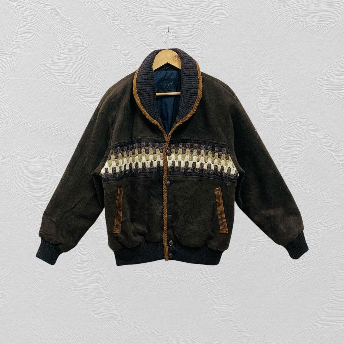 Japanese Brand Vintage calfleet navajo aztec jacket Size US XL / EU 56 / 4 - 1 Thumbnail