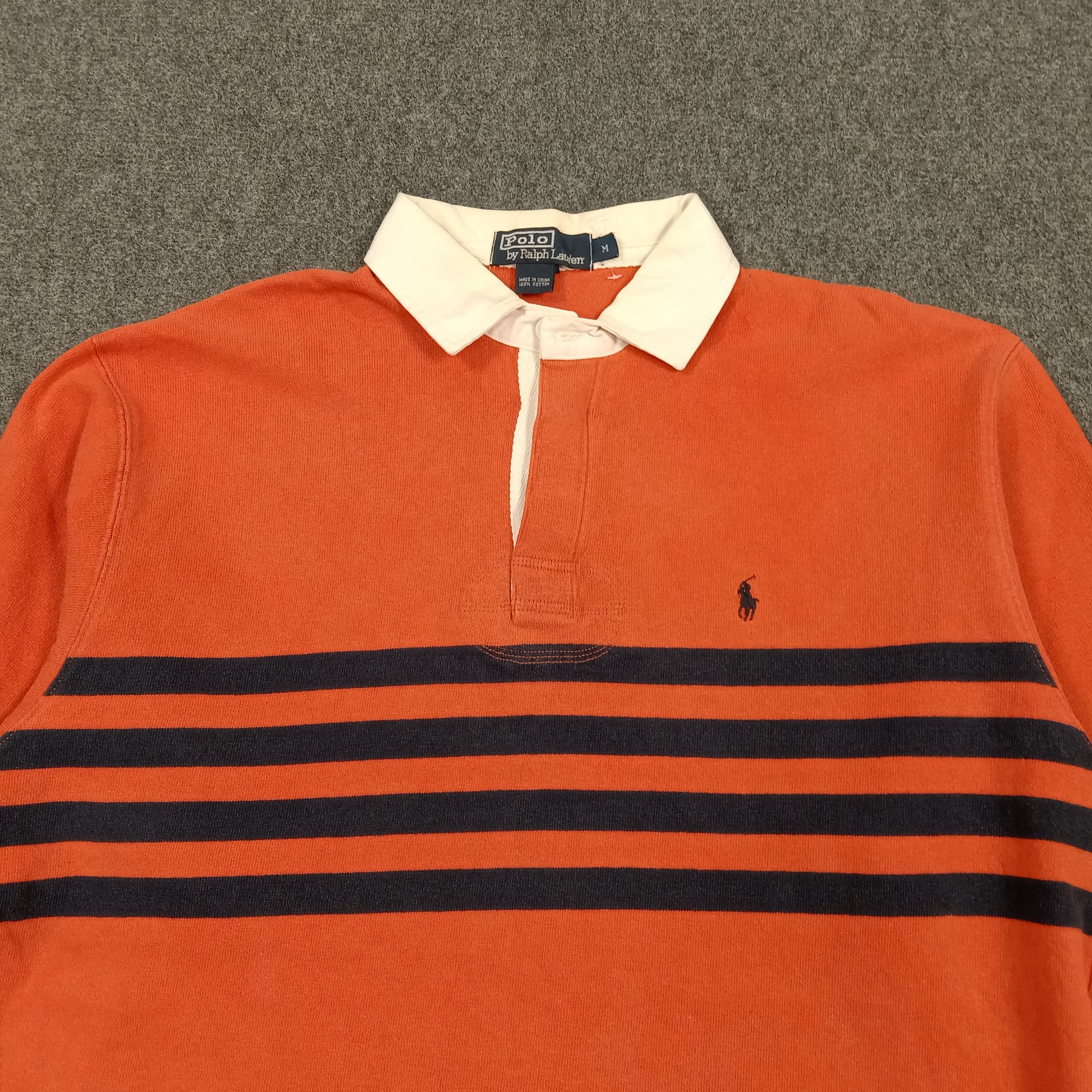 Polo Ralph Lauren Polo Ralph Lauren Rugby Shirt Striped E1A15 Size US L / EU 52-54 / 3 - 3 Thumbnail