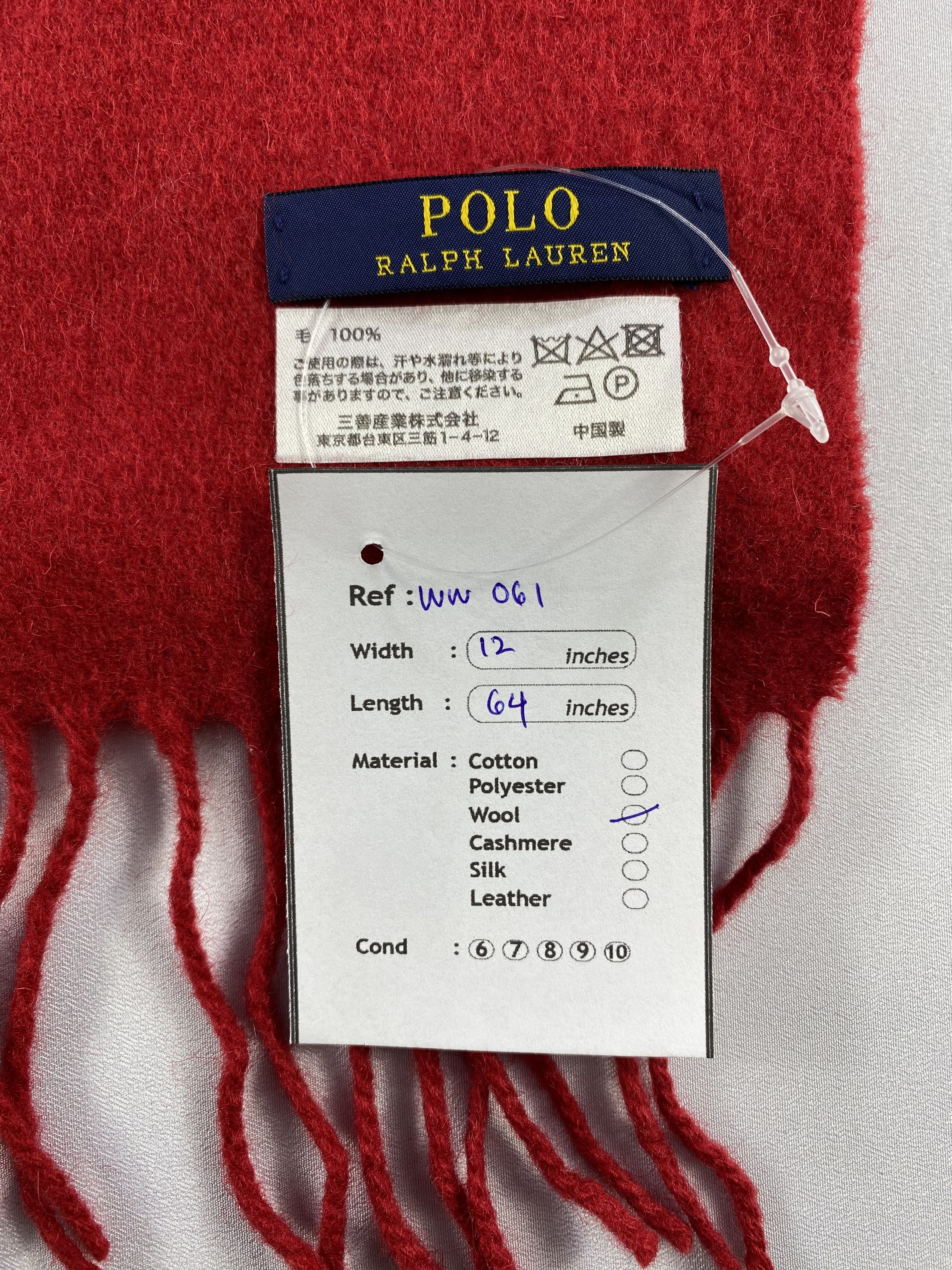 Polo Ralph Lauren × Vintage Polo Ralph Lauren Scarf / Muffler / Neckwear Size ONE SIZE - 6 Thumbnail