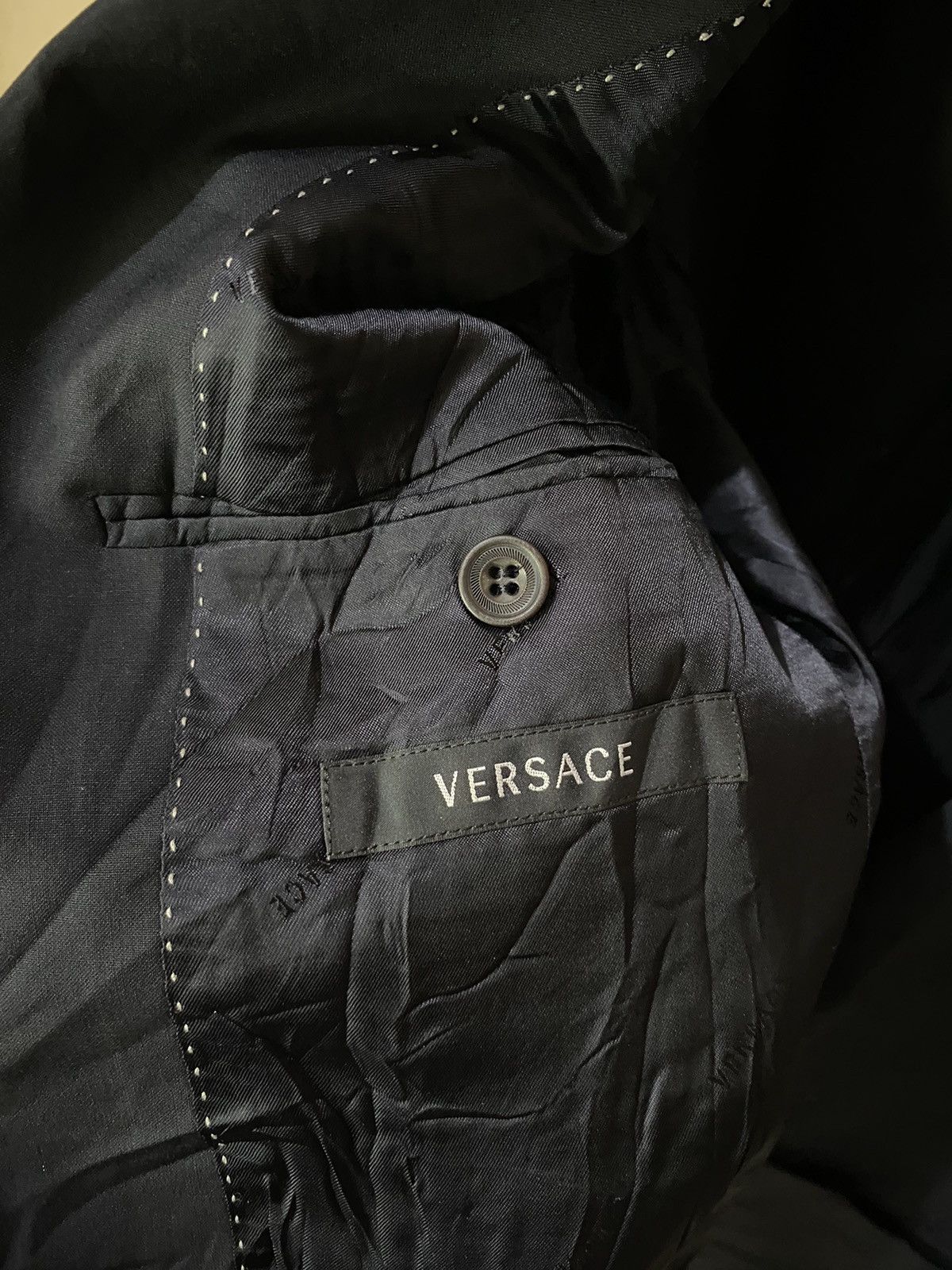 Versace Versace Blazer Made In Switzerland Size 50R - 7 Thumbnail