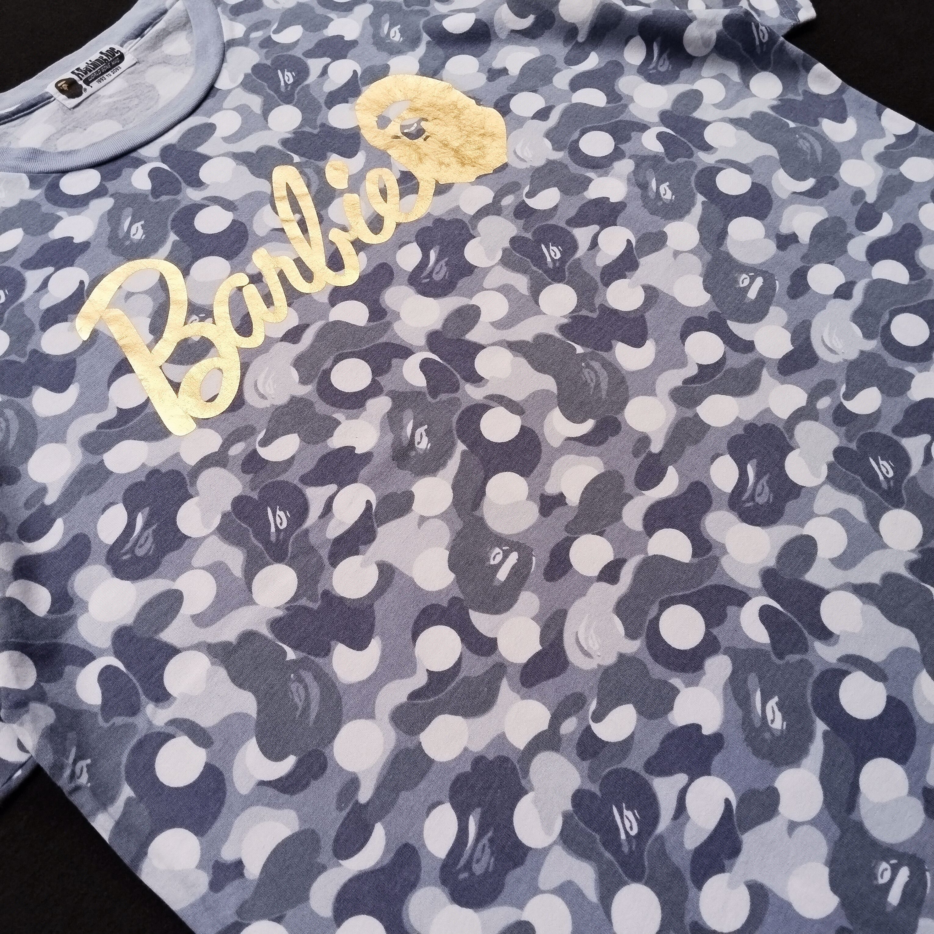 Bape 2019 Bape x Barbie Polkadot Camo Tee Size ONE SIZE - 2 Thumbnail
