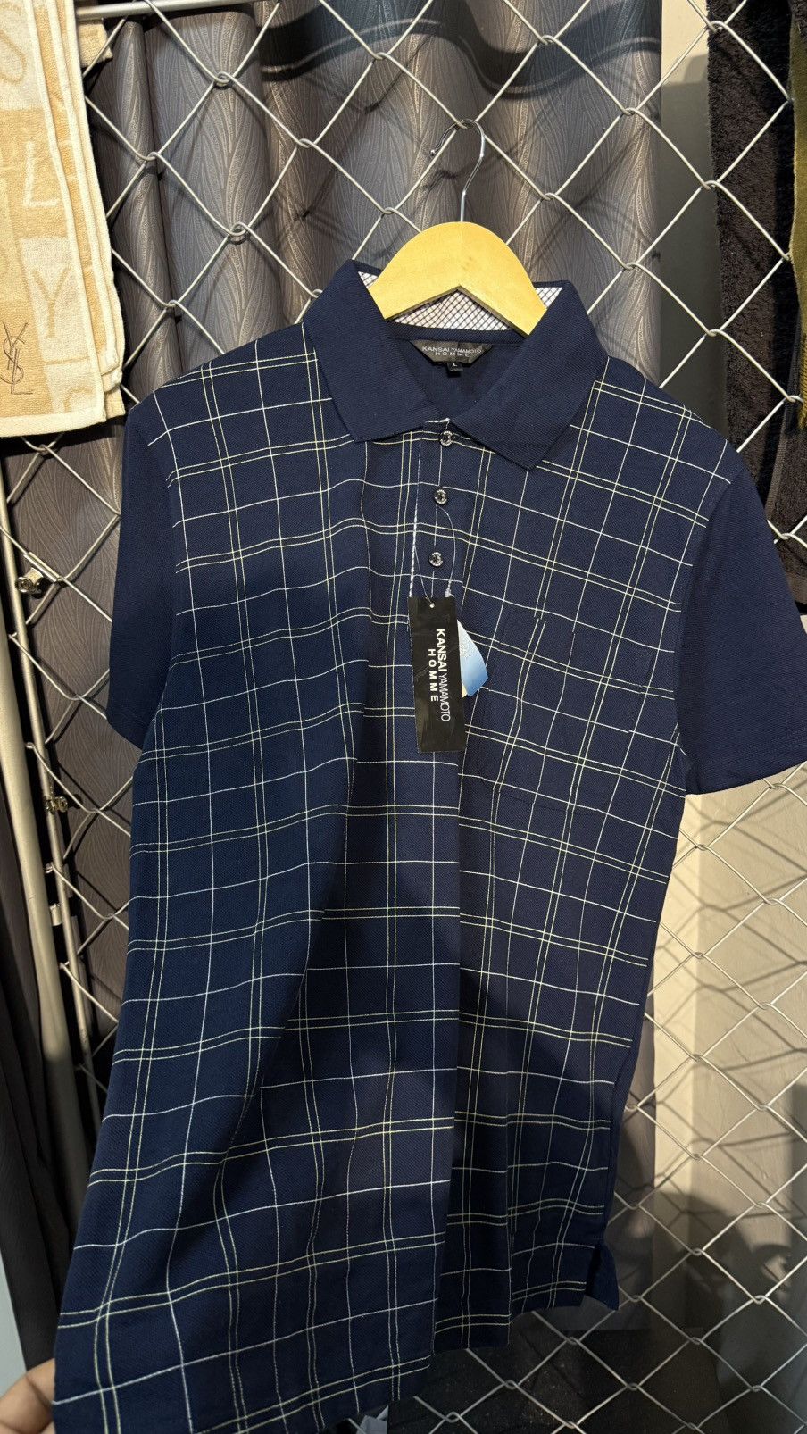 Kansai Yamamoto DEADSTOCK KANSAI YAMAMOTO HOMME POLO SHIRT Size US L / EU 52-54 / 3 - 2 Thumbnail