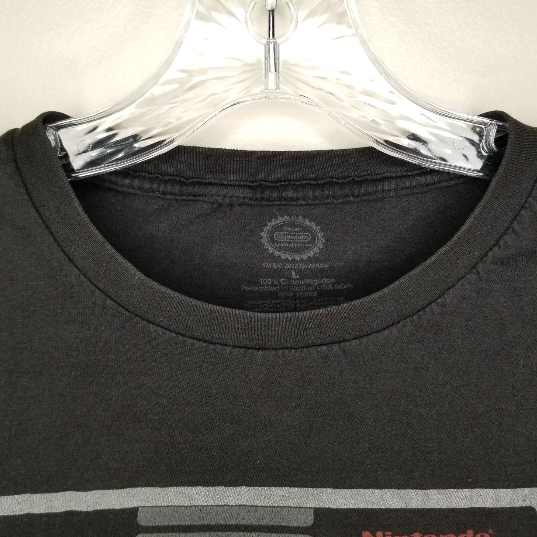 Nintendo Nintendo Shirt Mens Size L Black Graphic L Size US L / EU 52-54 / 3 - 3 Thumbnail