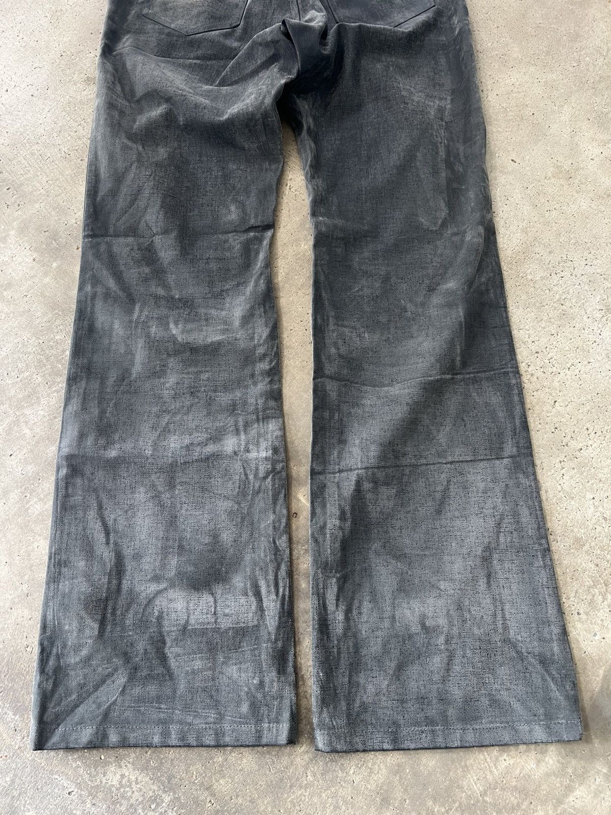 Nicole Club Vintage Y2K Nicole Monsieur Archival Waxed Cotton Pants Size US 32 / EU 48 - 16 Thumbnail