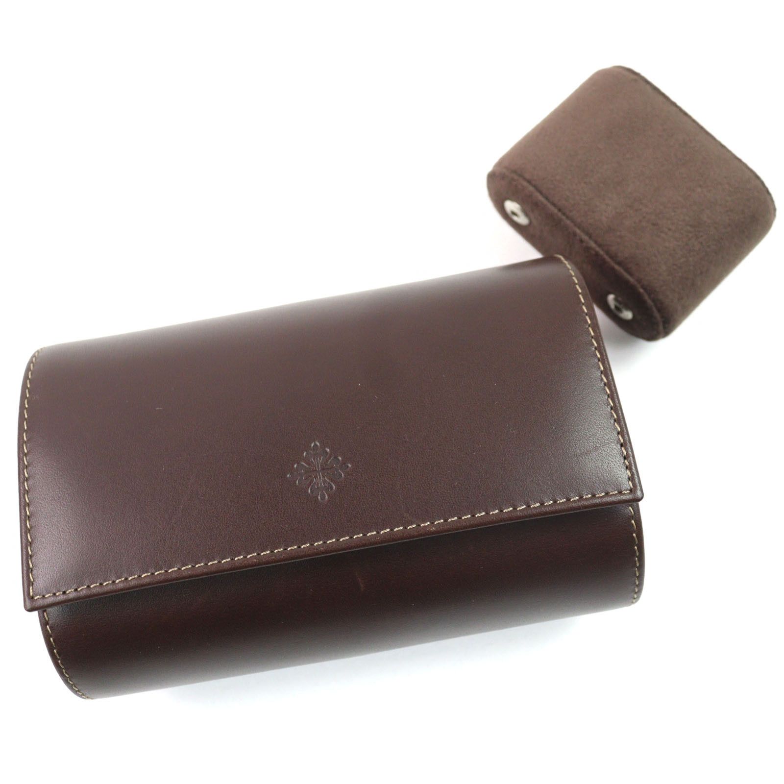 Patek Philippe Patek Philippe Snap Button Watch Case Leather Watch Case Leather Other in Brown