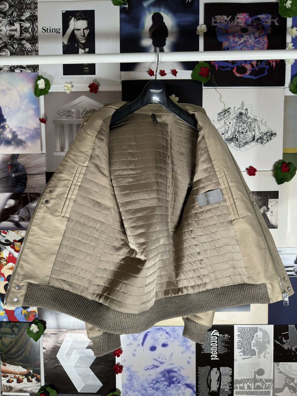 Dior Dior Homme AW07 "Navigate" Stand Collar Bomber Jacket Size US M / EU 48-50 / 2 - 3 Thumbnail