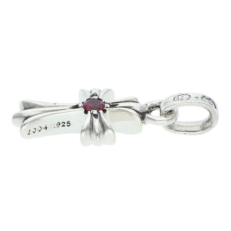 Chrome Hearts Chrome Hearts Silver Necklace with Ruby Charm Size ONE SIZE - 4 Thumbnail