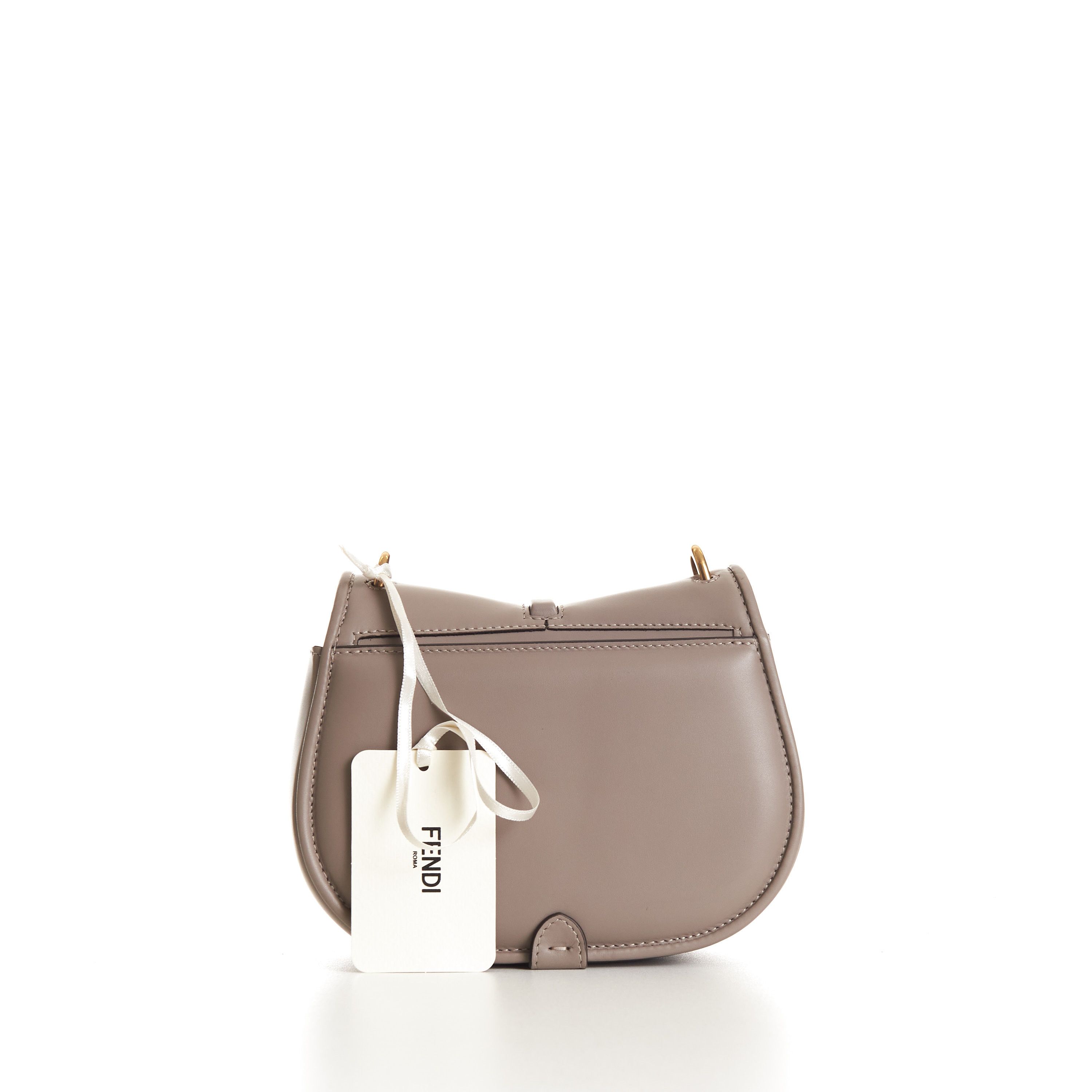Fendi C’mon Mini Dove Gray Smooth Leather Size ONE SIZE - 8 Thumbnail