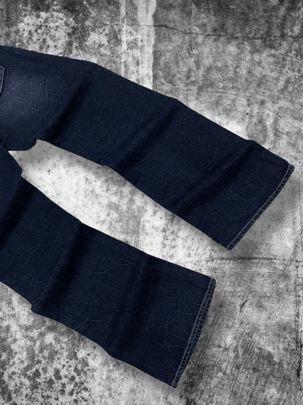 Japanese Brand Vintage 90’s Japan Designer Double Focus ‘Poetry’ Denim Size US 29 - 8 Thumbnail
