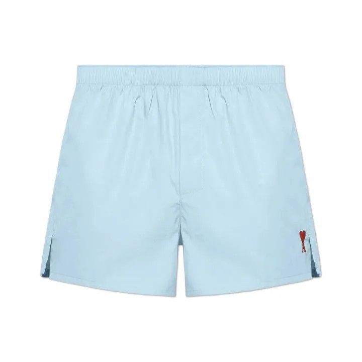 AMI AMIPARIS Logo Print Casual Shorts for Men -2508 Size US 30 / EU 46 - 1 Thumbnail
