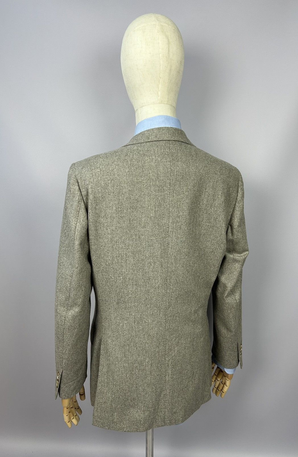 Designer × Suitsupply SUITSUPPLY Blazer Beige Vitale Barberis Canonico Wool EU52 Size 42R - 9 Thumbnail