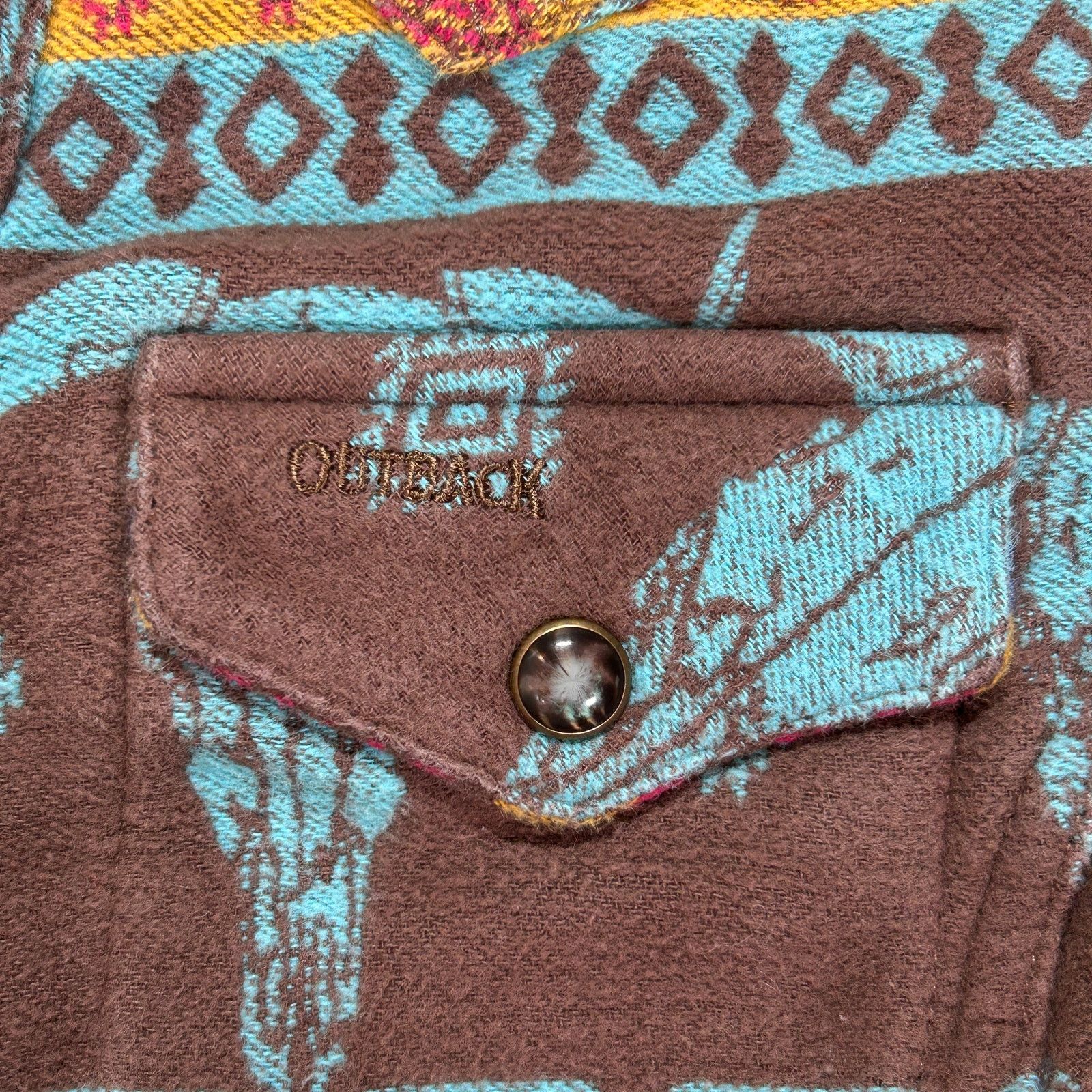 Other Outback Trading Co Lorelei aztec western pearl snap wms S Size S / US 4 / IT 40 - 3 Thumbnail