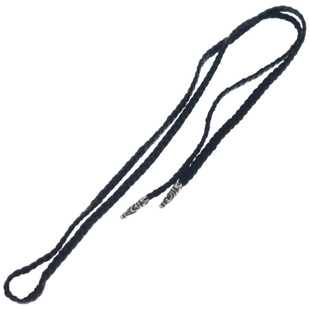 Chrome Hearts Chrome Hearts Leather Braid Scroll Necklace Size ONE SIZE - 2 Thumbnail