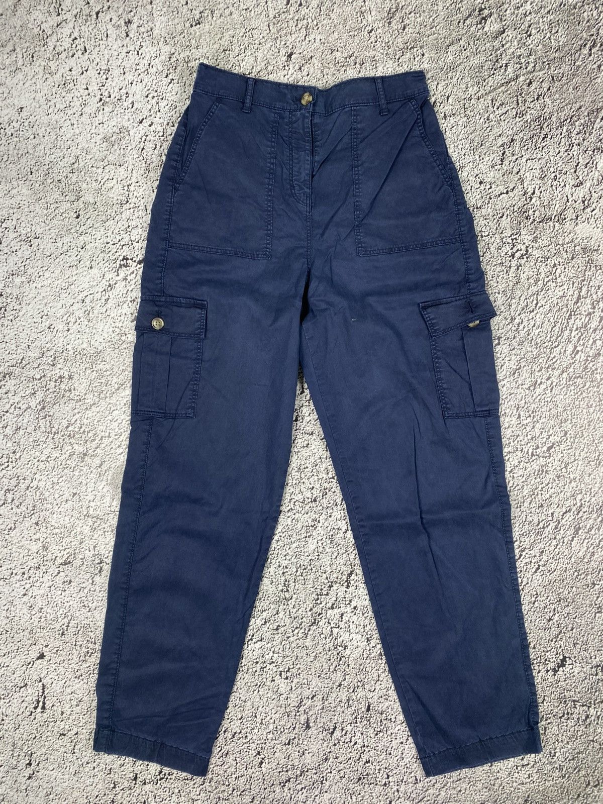 Vintage Vintage Y2K cargo navy pants 00s streetwear outdoor Size US 28 / EU 44 - 1 Thumbnail