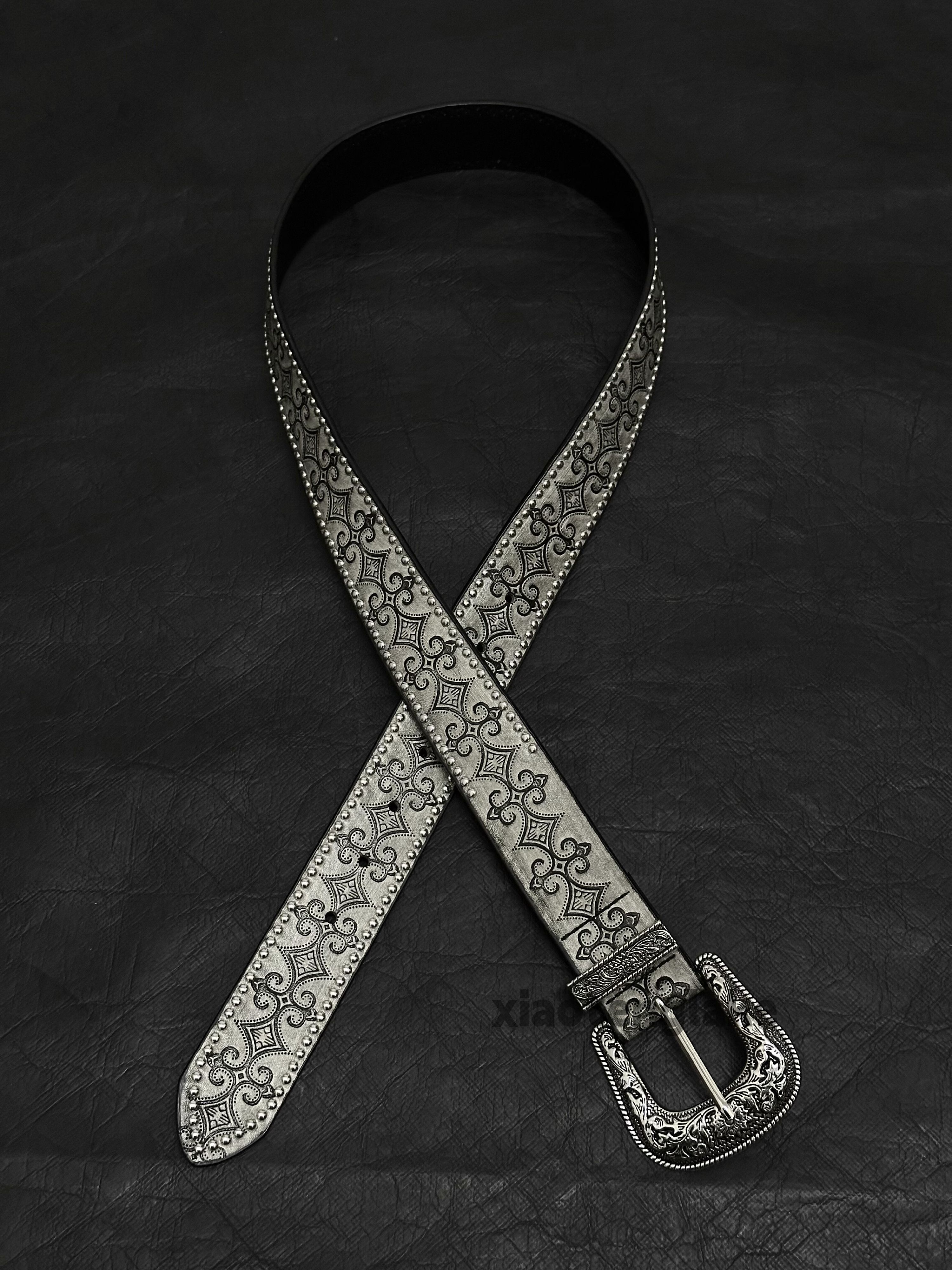 Japanese Brand Unisex utility punk yuppie full pattern festival belt Size ONE SIZE - 7 Thumbnail