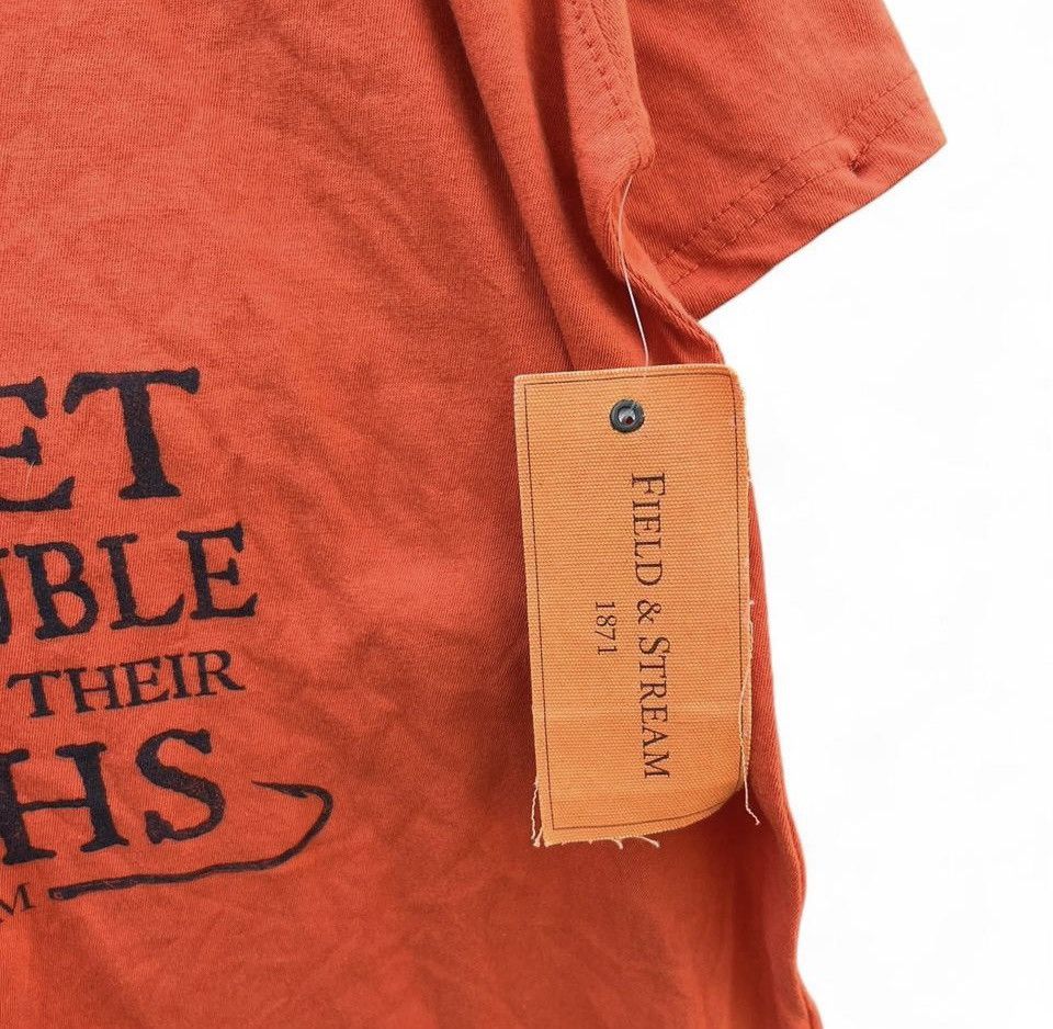 Field & Stream Field & Stream Orange Graphic 'Men & Fish' Short-Sleeve Tee Size US XL / EU 56 / 4 - 3 Thumbnail