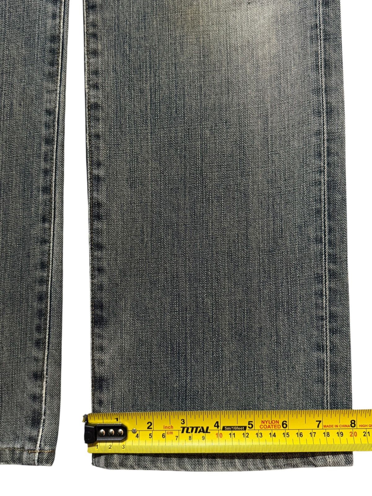 Edwin Vintage 90s Edwin 503zz Faded Wash Distress Straight Leg Size US 30 / EU 46 - 15 Thumbnail