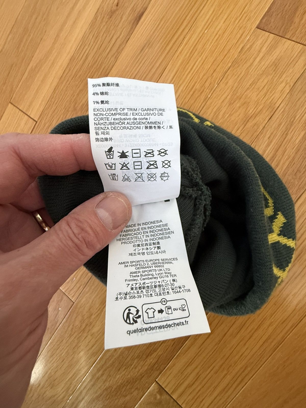 Arc'teryx Arc’teryx Bird Word Toque beanie green and yellow Size ONE SIZE - 4 Thumbnail