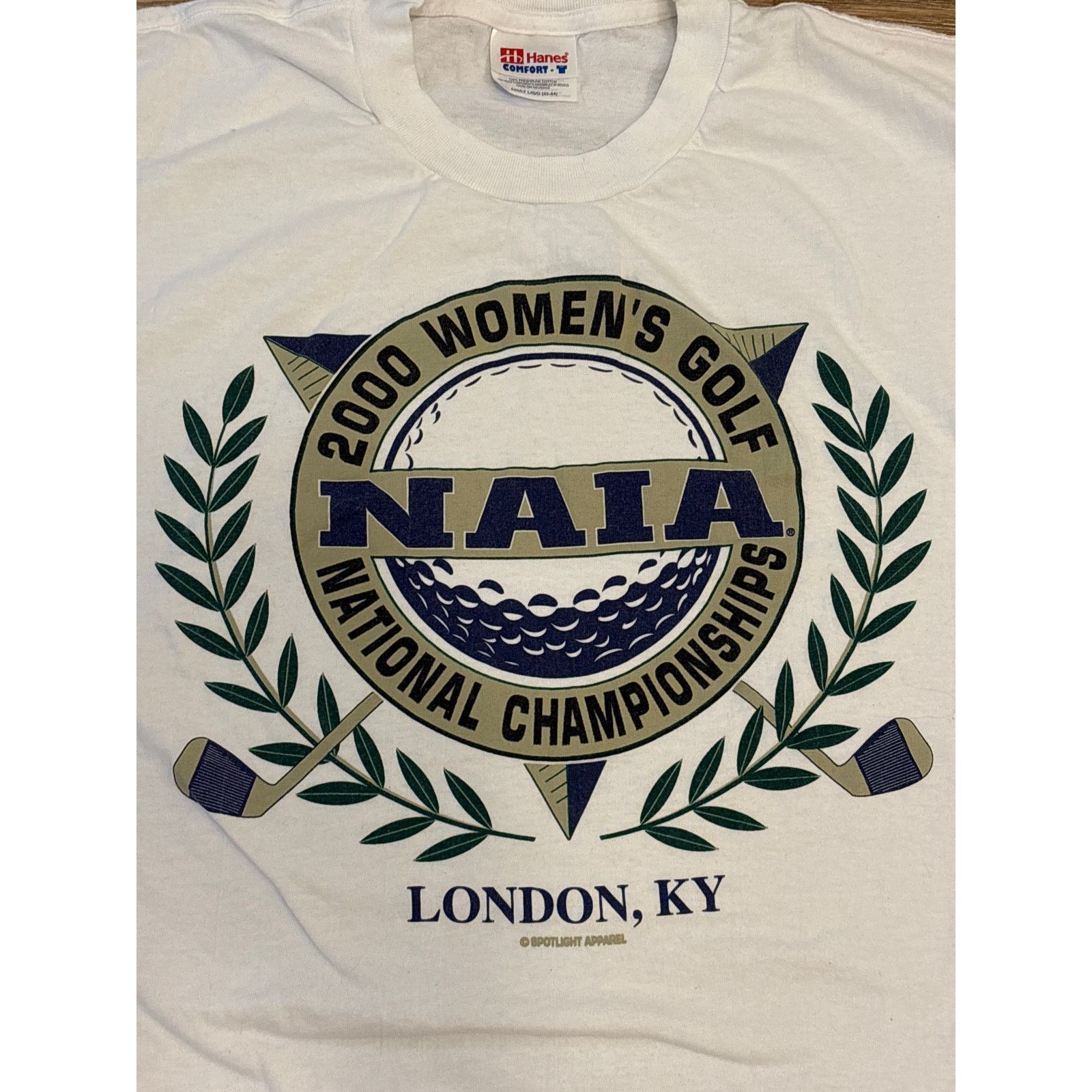 Hanes Y2K 2000 Women’s Golf National Championships NAIA Large Size US L / EU 52-54 / 3 - 2 Thumbnail