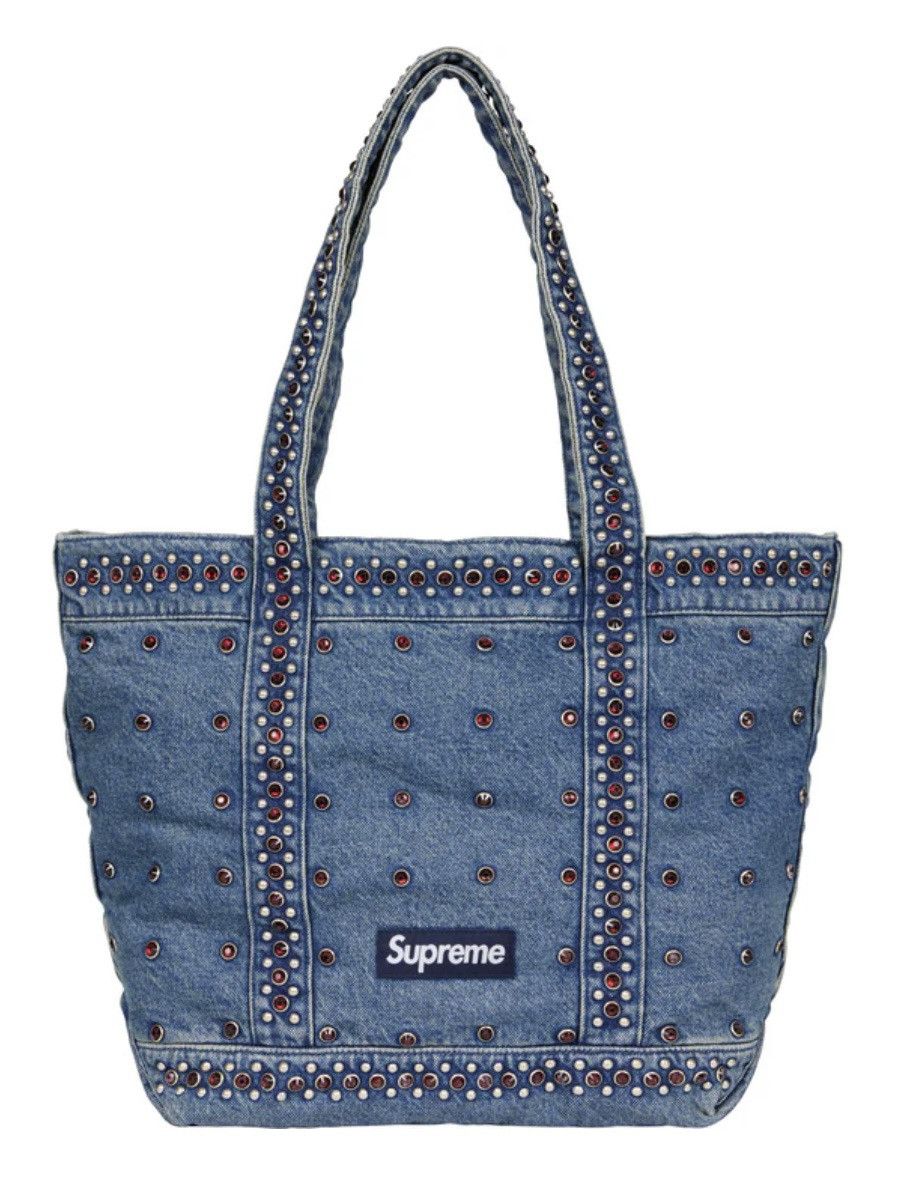 B B Simon x Supreme B.b. Simon Denim Tote Bag in Blue, Men's