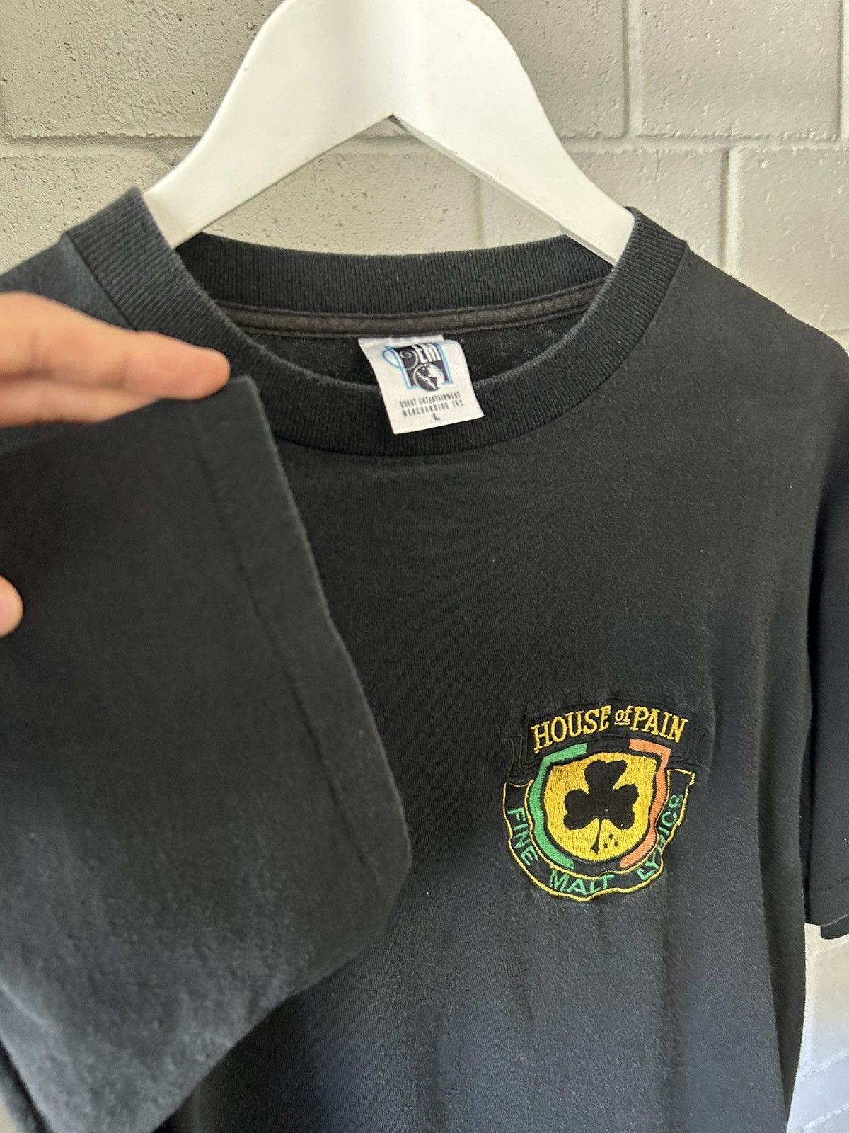 Band Tees × Vintage Vintage 90s House Of Pain Fine Malt Lyrics Tshirt Size US L / EU 52-54 / 3 - 5 Thumbnail