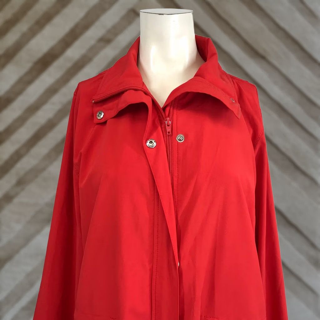 Vintage Lane Bryant Red Zip Front Lightweight Jacket Women's 14/16 Size XL / US 12-14 / IT 48-50 - 1 Thumbnail