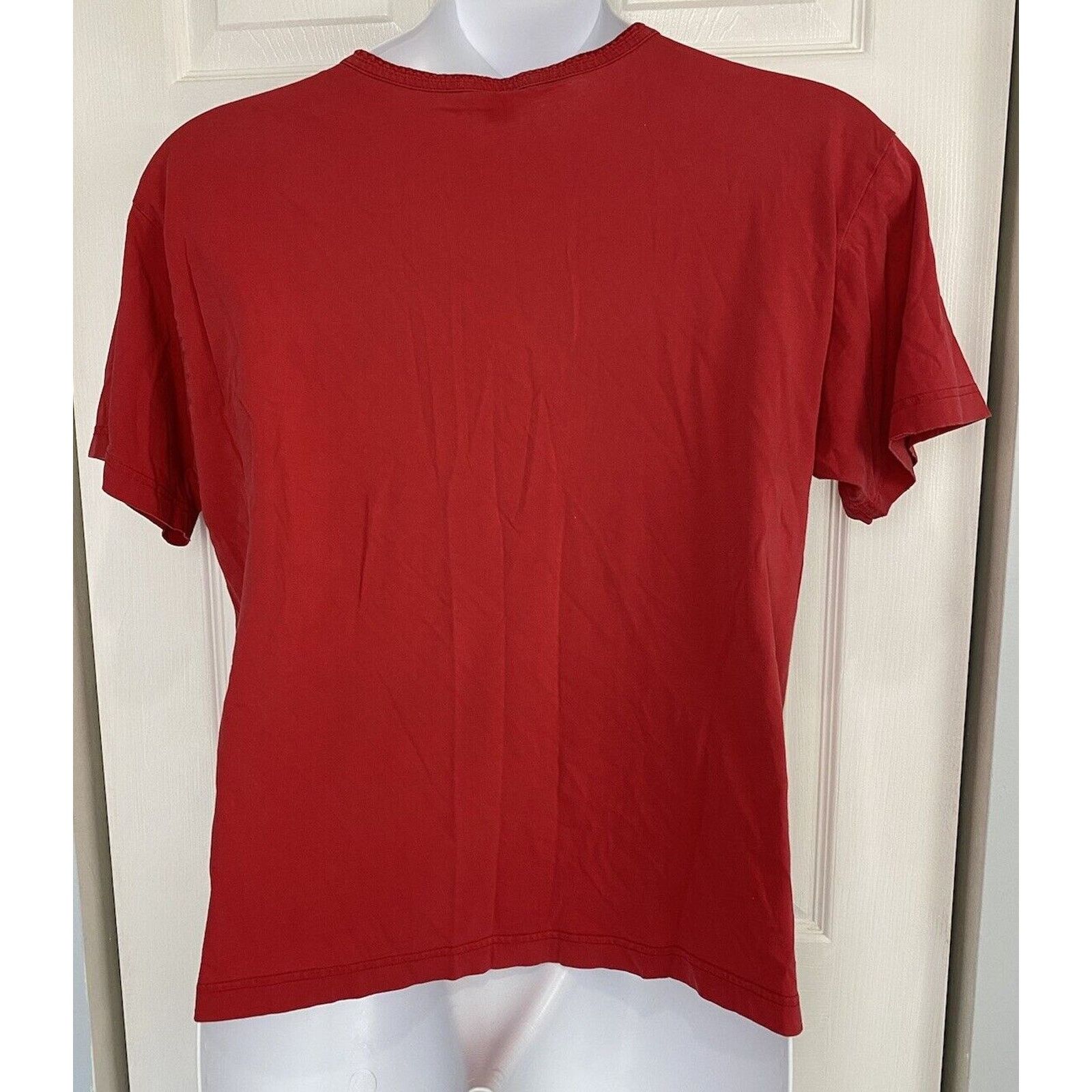 Victoria's Secret VTG Victoria's Secret T-shirt Red Gold Logo Embroidered Tee Size M / US 6-8 / IT 42-44 - 4 Thumbnail