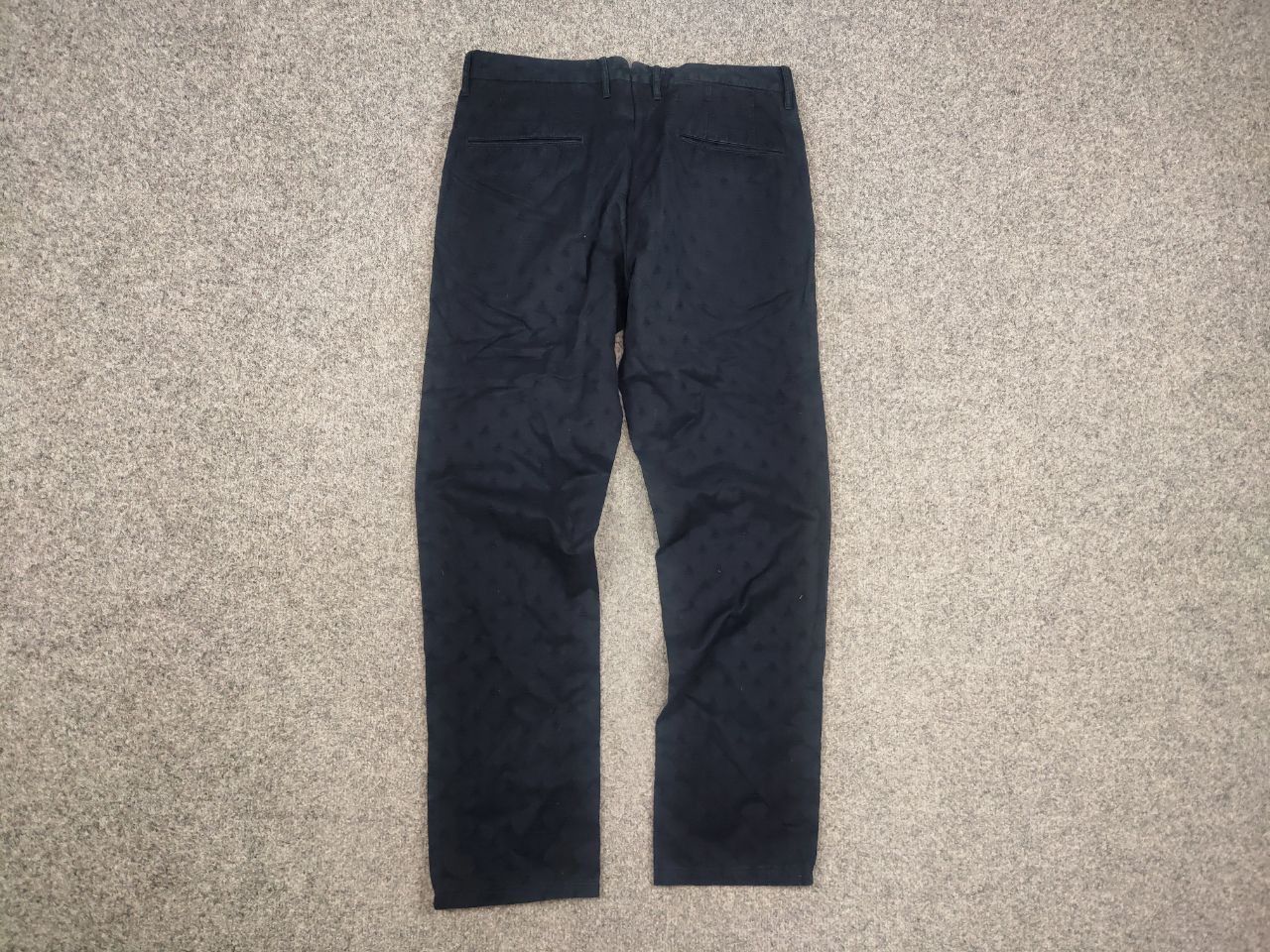 Incotex Incotex Slowear Blue Textured print Trouser chino Pants Size US 32 / EU 48 - 5 Thumbnail