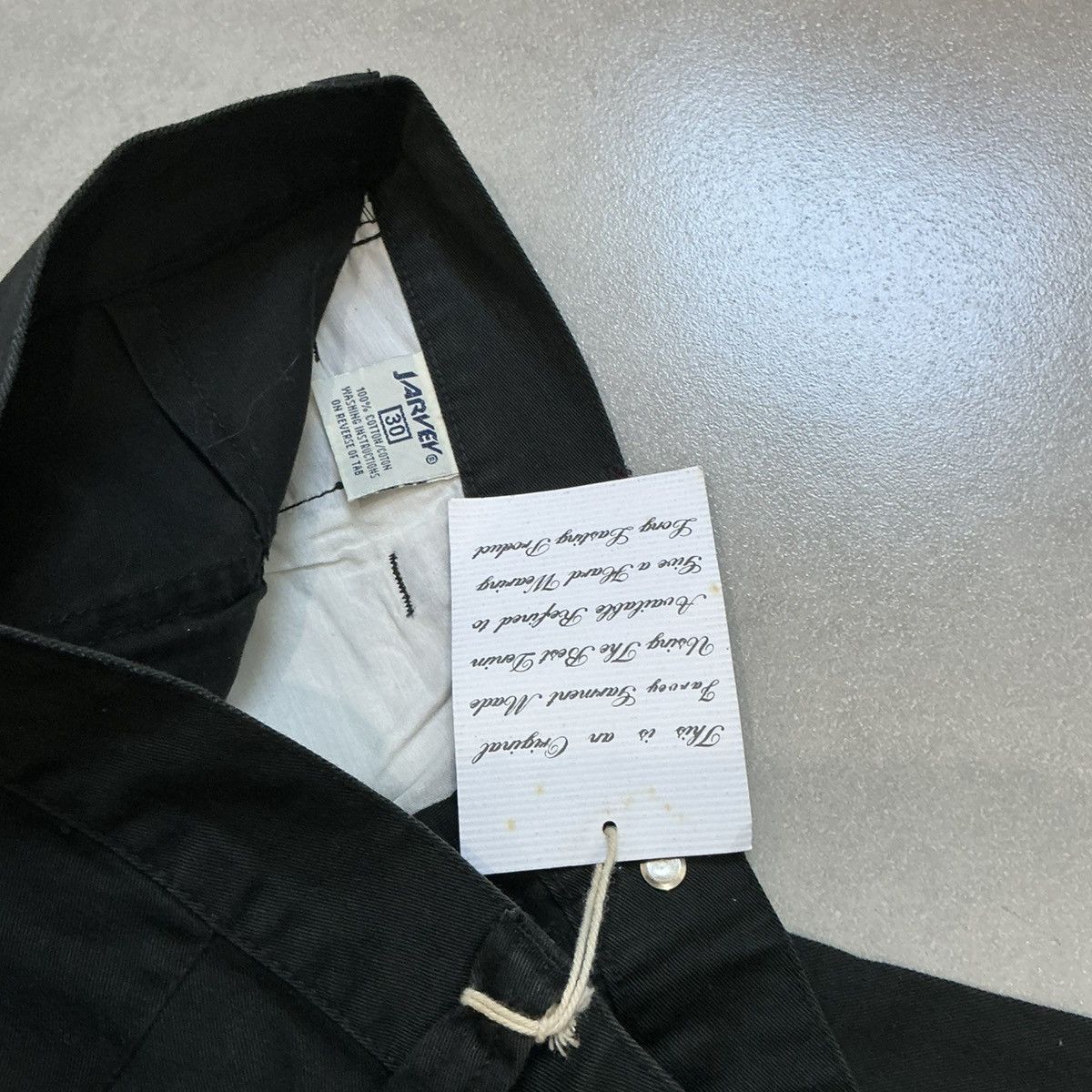 Other 90s Vintage Jarvey Black Skateboard Cargo Work Pants NWT Size 30" / US 8 / IT 44 - 6 Thumbnail