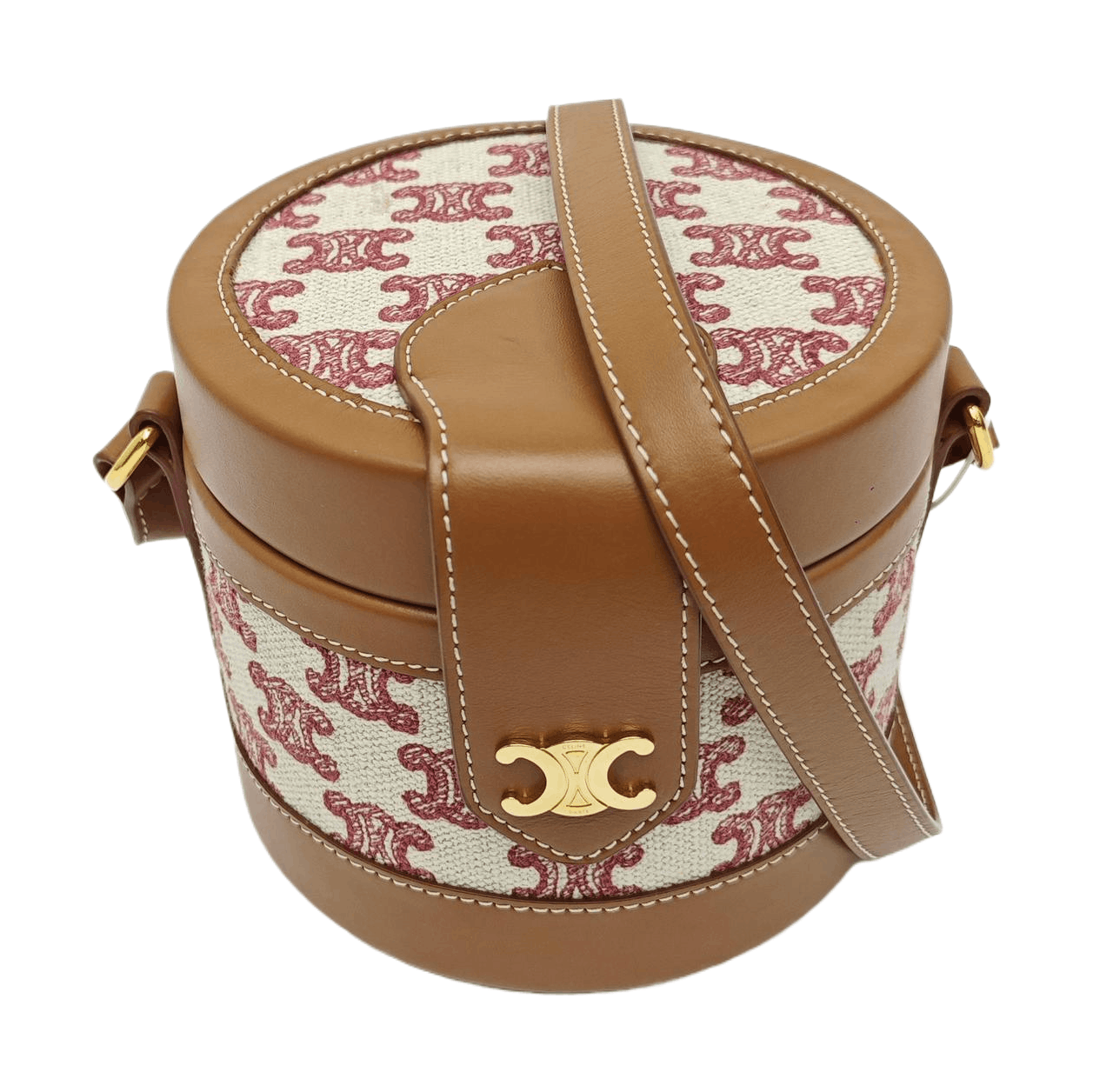 Celine Celine Triomphe Canvas Round Bag Size ONE SIZE Size ONE SIZE - 1 Thumbnail