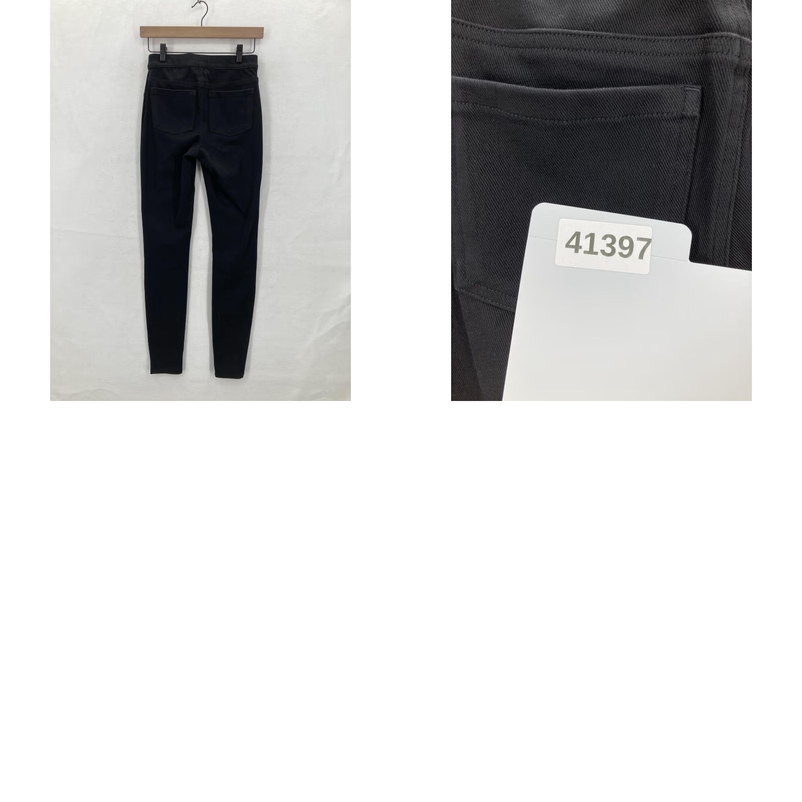 Spanx Spanx Pants Womens XS Tall Black Jean-ish Leggings High Rise Shaping Skinny Pants Size 26" / US 2 / IT 38 - 10 Thumbnail
