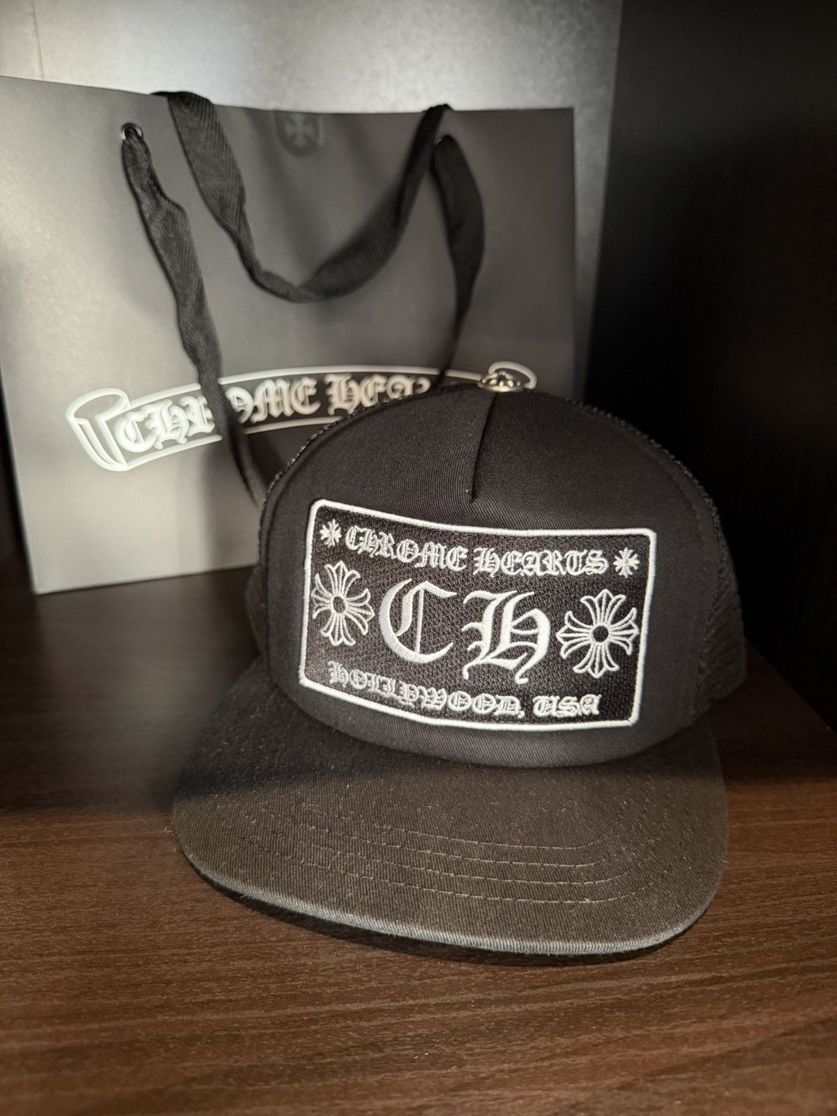 Chrome Hearts Chrome Hearts ‘CH’ classic trucker hat Size ONE SIZE - 1 Thumbnail
