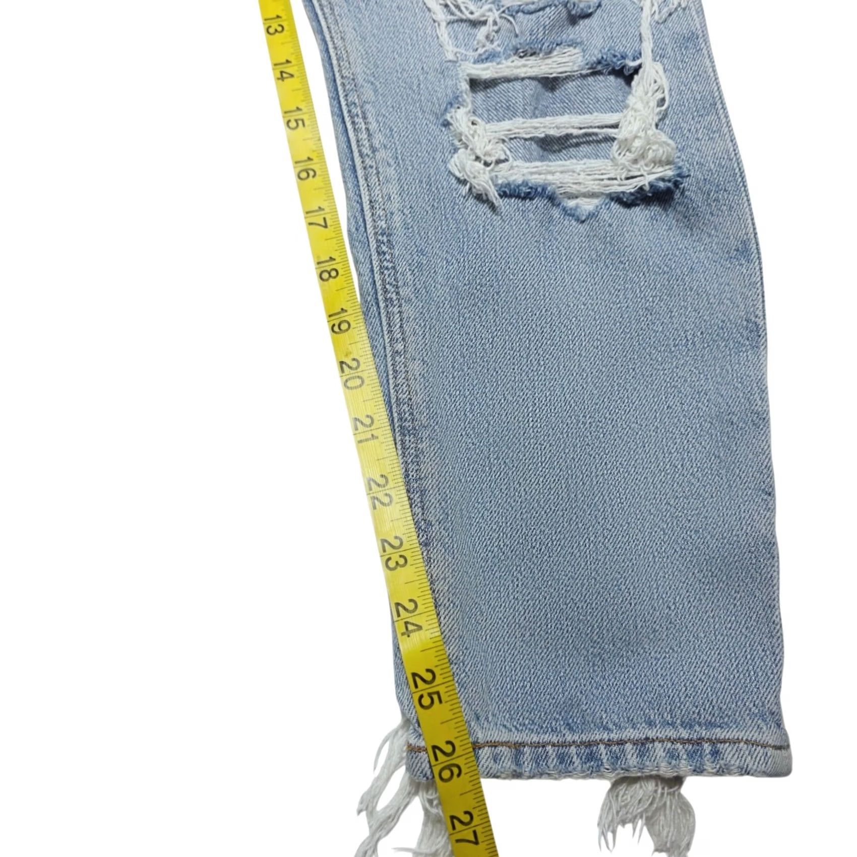 American Eagle Outfitters VINTAGE American Eagle Jeans Distressed Mom Jeans Women’s Size 2 Blue Stretch Size 26" / US 2 / IT 38 - 7 Thumbnail