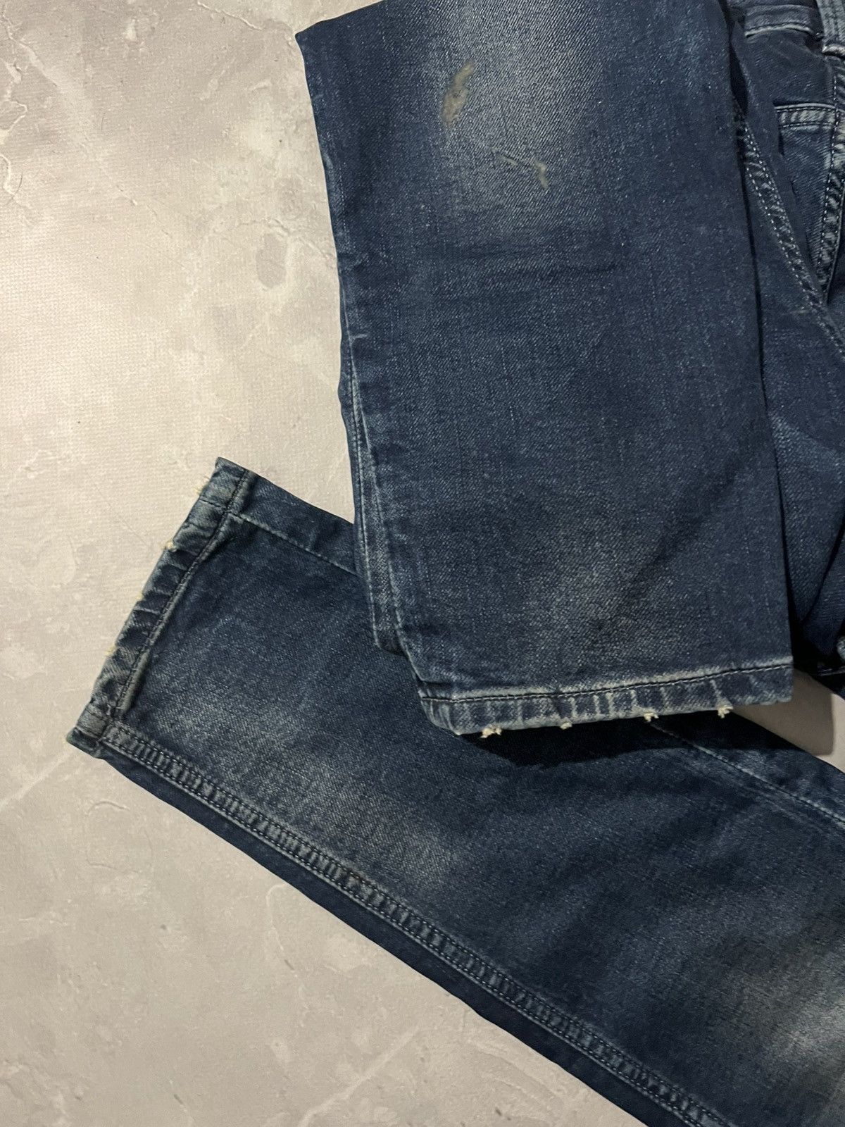 Vintage Glamour Skinny Faded Jean / Tokyo Grunge 90s Size US 31 - 7 Thumbnail