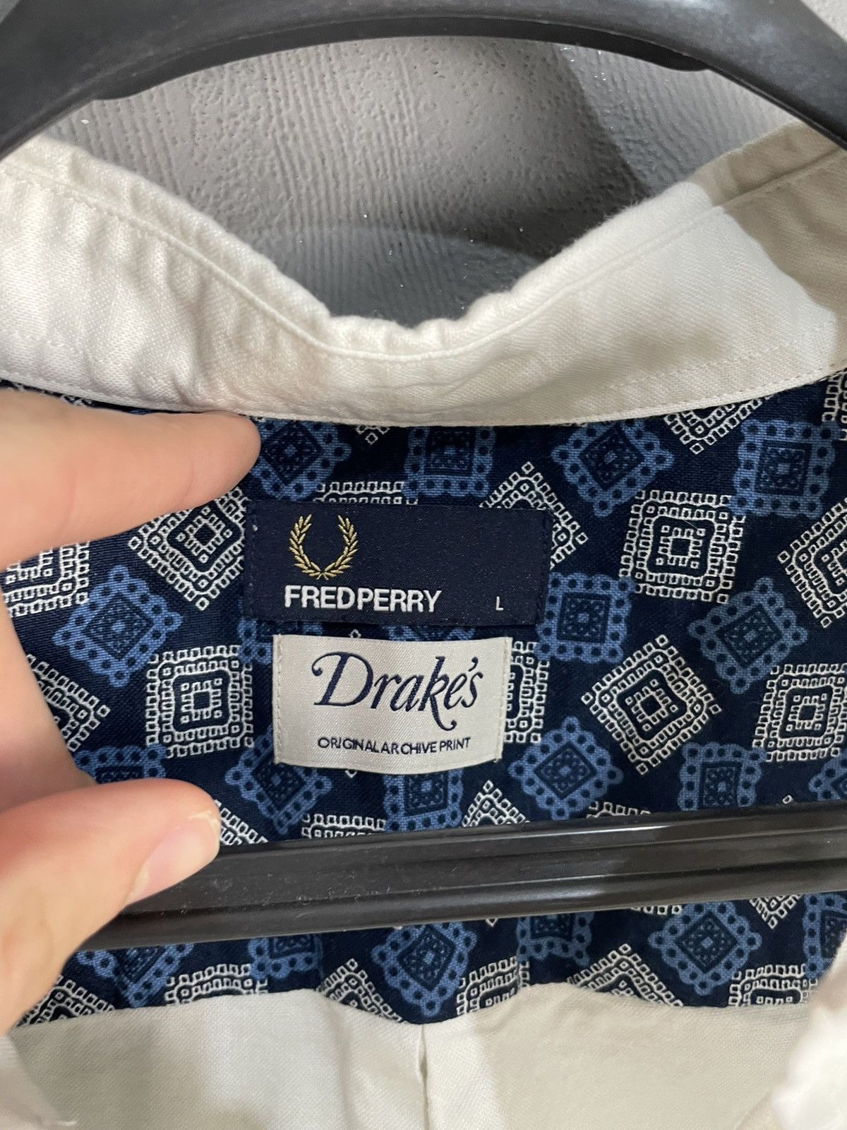 Fred Perry Fred perry Drake's London shirt size L Size US L / EU 52-54 / 3 - 6 Thumbnail