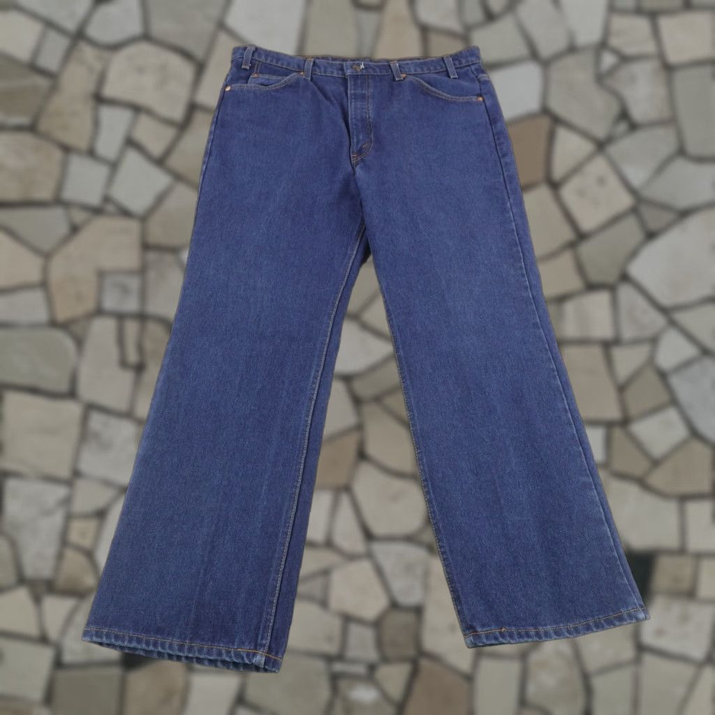 VINTAGE Levi's Jeans Mens 40 Waist Relaxed Fit Straight Leg Dark Wash Denim USA 80s Pants
