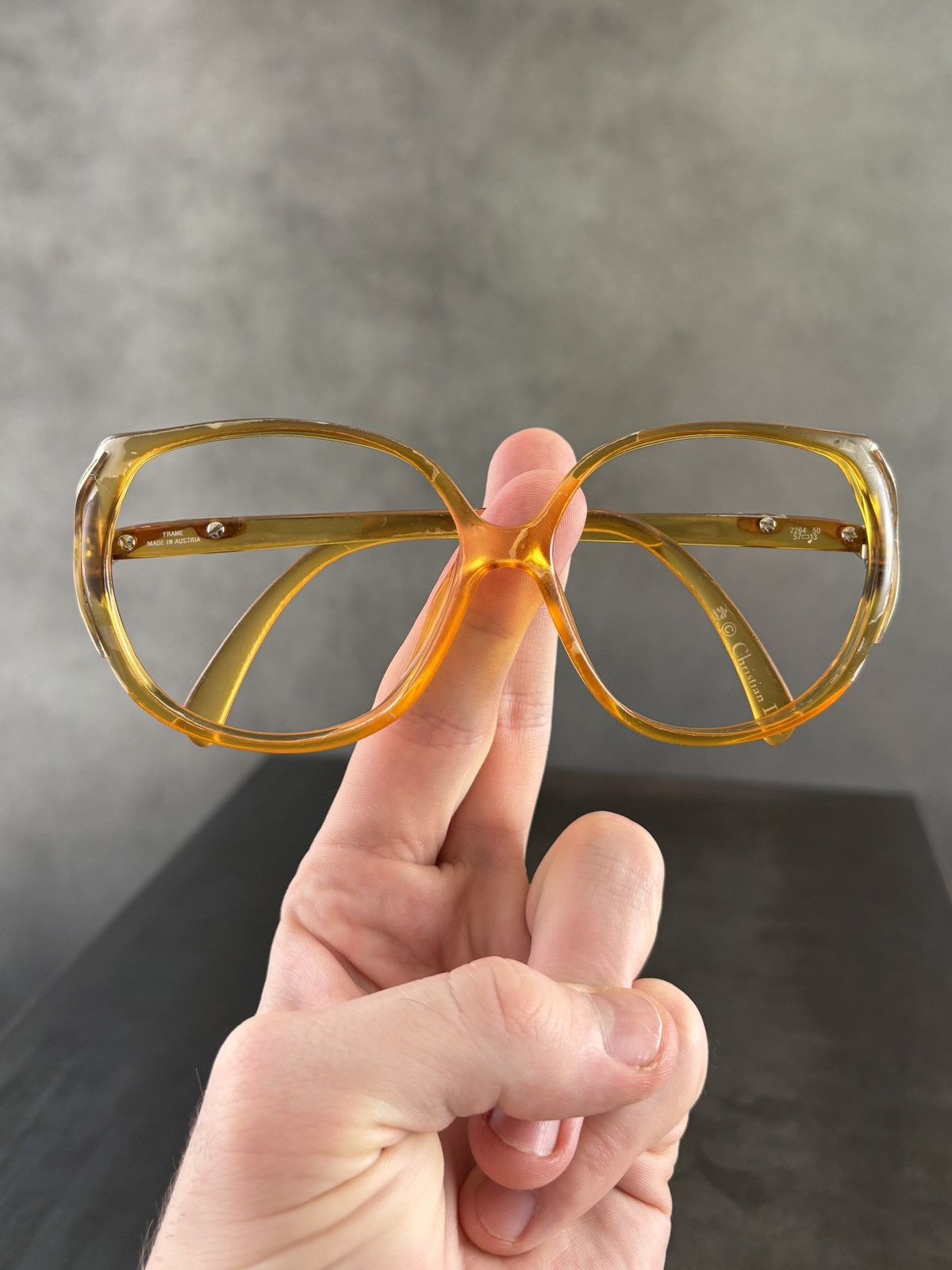 Christian Dior Monsieur Vintage Christian Dior Eyeglasses Frames Optyl Oversized 70s Size ONE SIZE - 1 Thumbnail