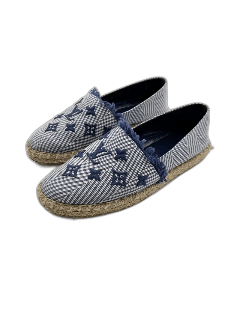 Louis Vuitton Louis Vuitton Denim Fisherman Shoes Size 37-2506 Size US 6.5 / EU 39-40 - 1 Thumbnail