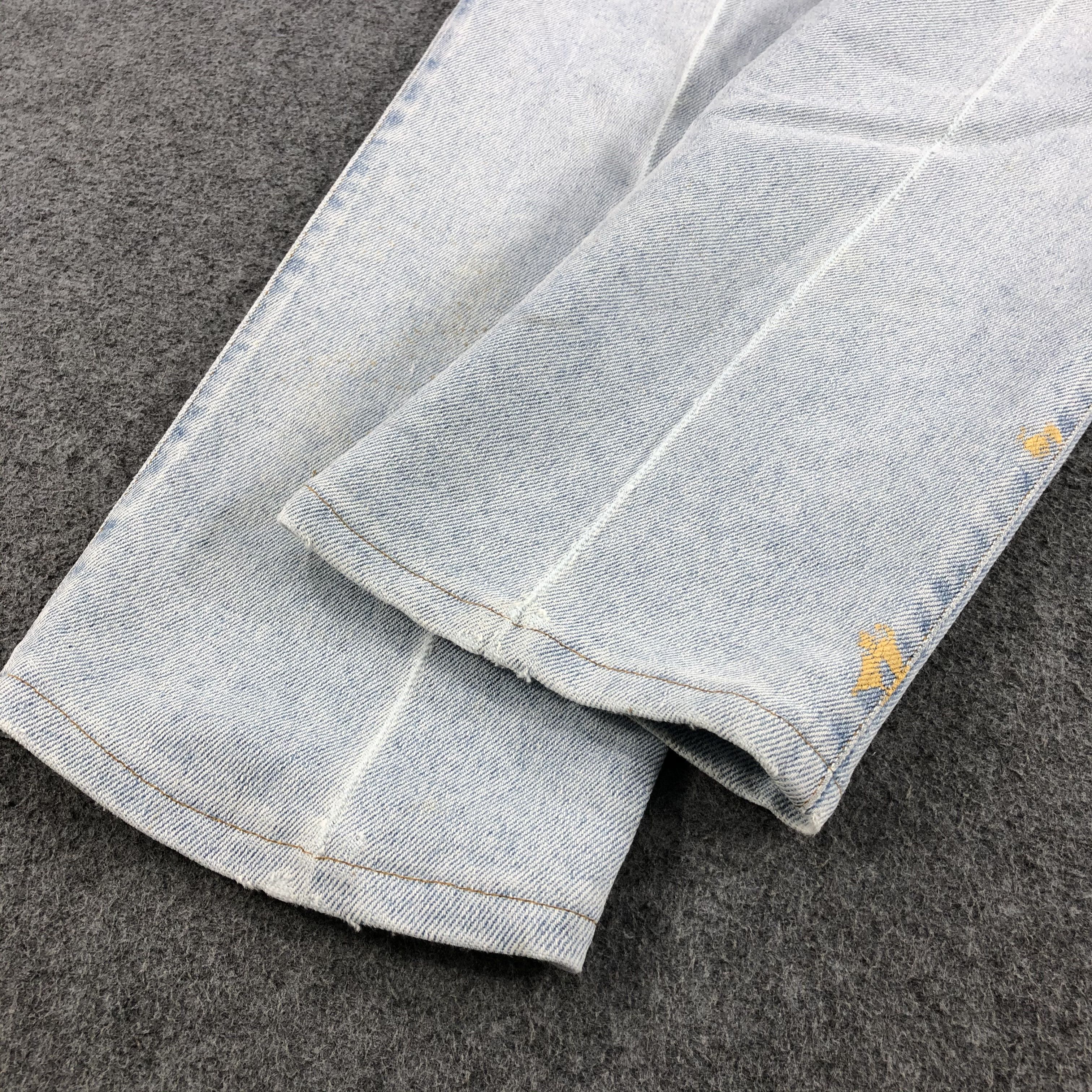 Levi's 90s Vintage Light Wash Levis Jeans-J1687 Size US 34 / EU 50 - 6 Thumbnail
