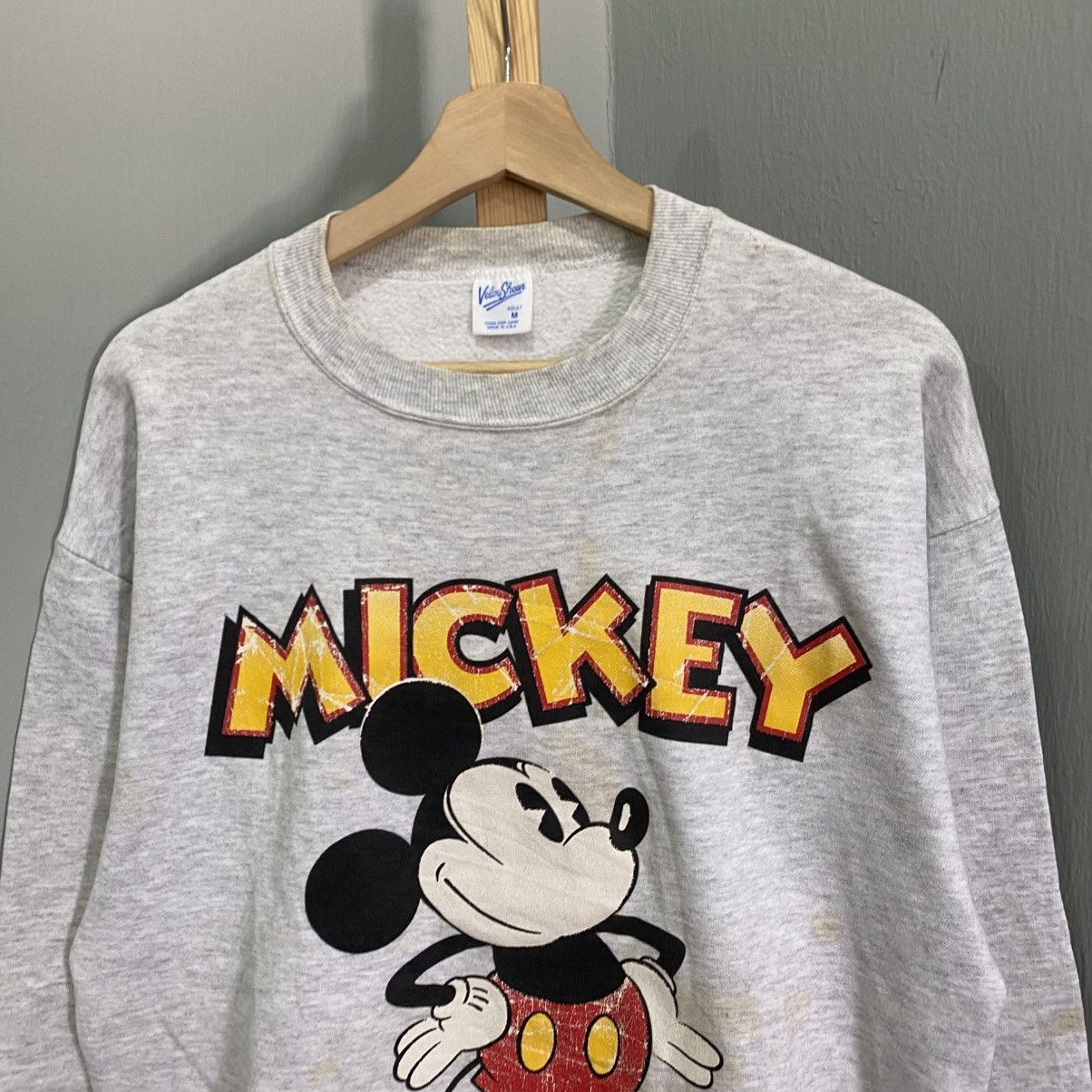Mickey Mouse Vintage 80s Mickey Mouse Velva Sheen Sweatshirt Size US M / EU 48-50 / 2 - 3 Thumbnail