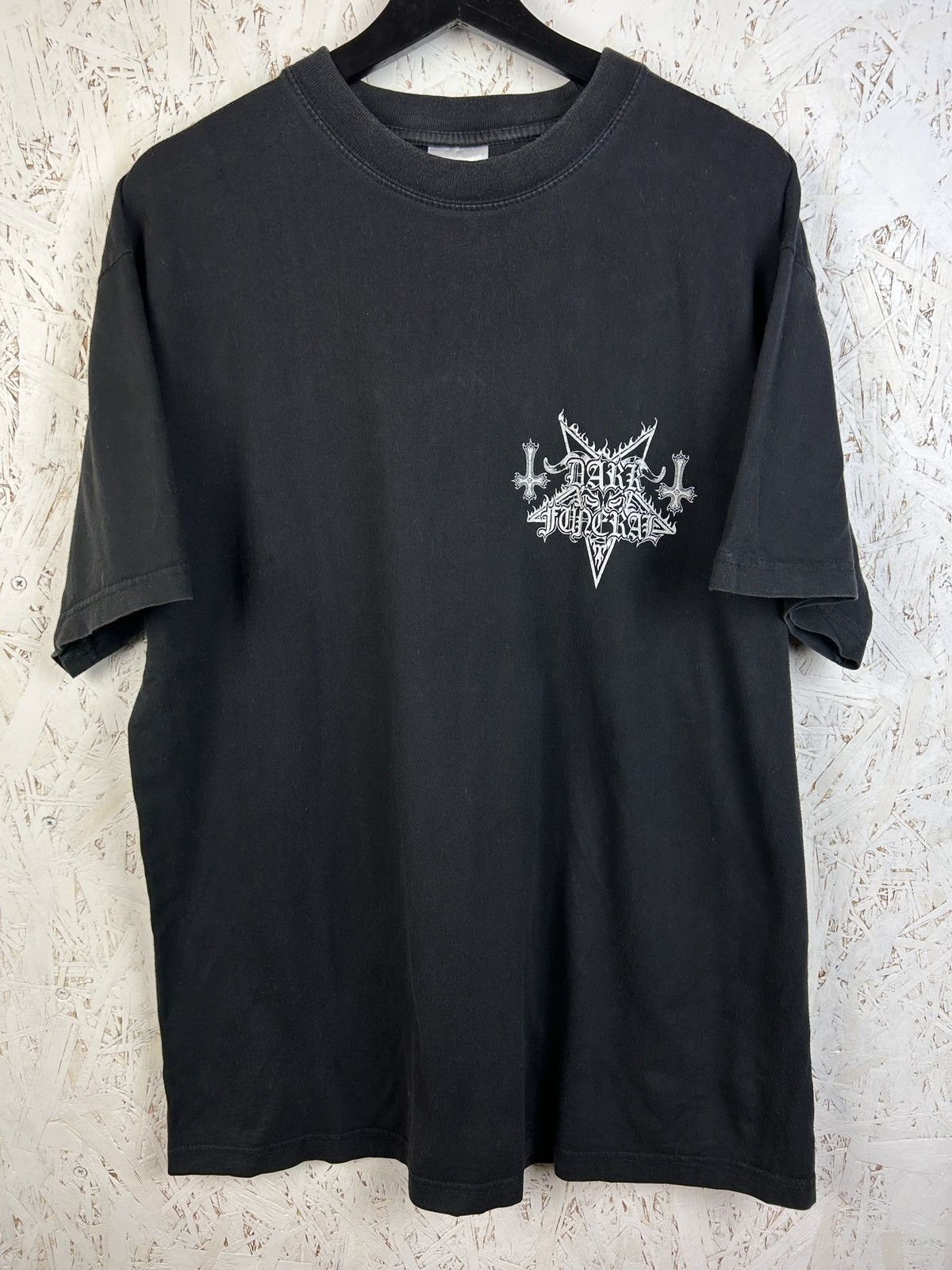 Band Tees Vintage 2001 Dark Funeral Ego Vos Benedictio Metal T-Shirt Size US XL / EU 56 / 4 - 5 Thumbnail