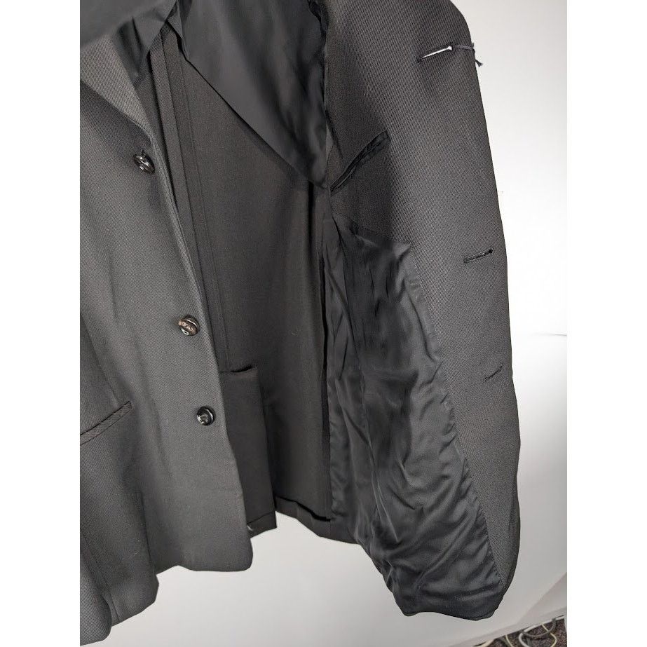 Bottega Veneta o1rshd1 Tech Wool Twill Jacket in Black Size US M / EU 48-50 / 2 - 11 Thumbnail